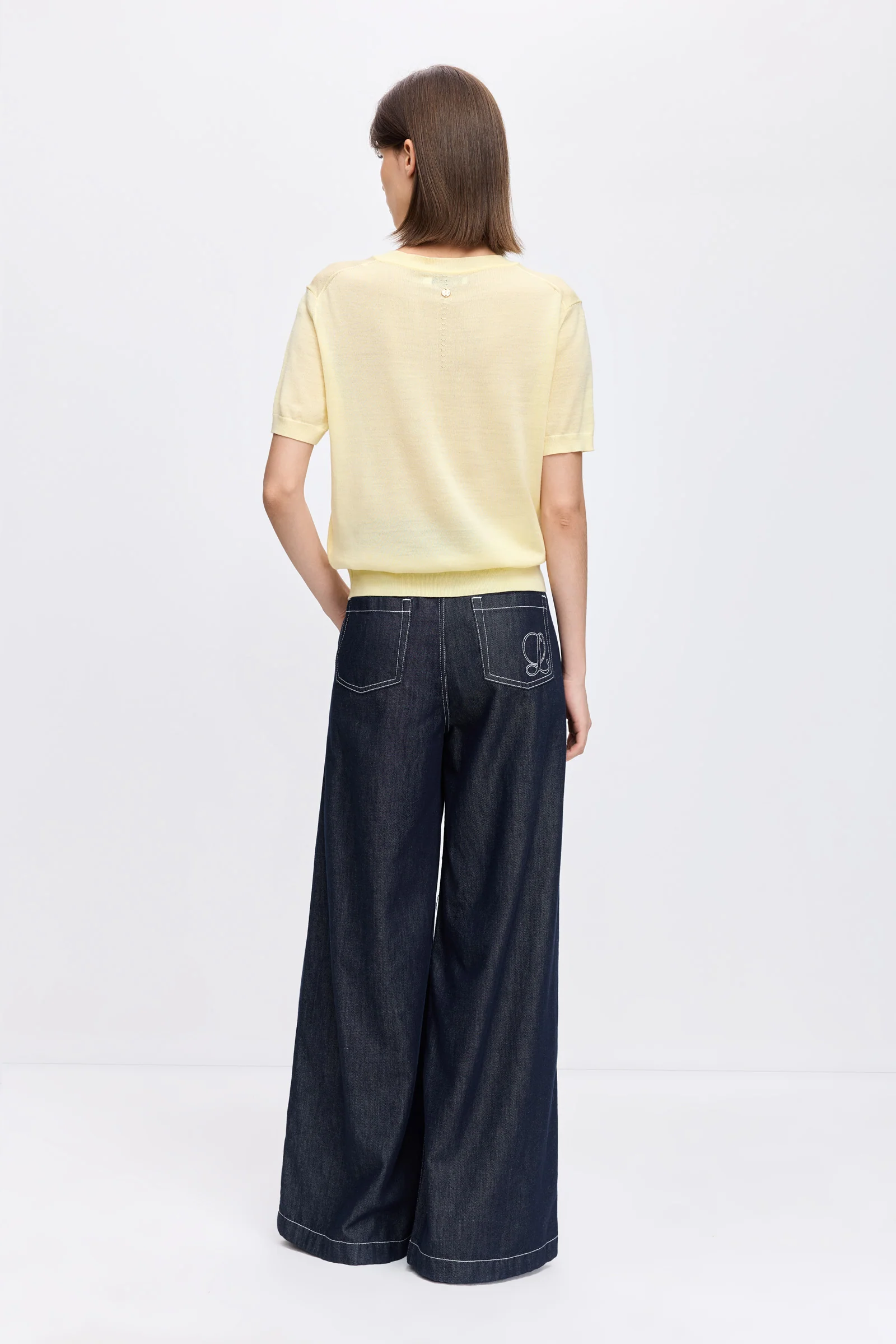 LILY Merino Wool Short-Sleeve Knit - Image 11