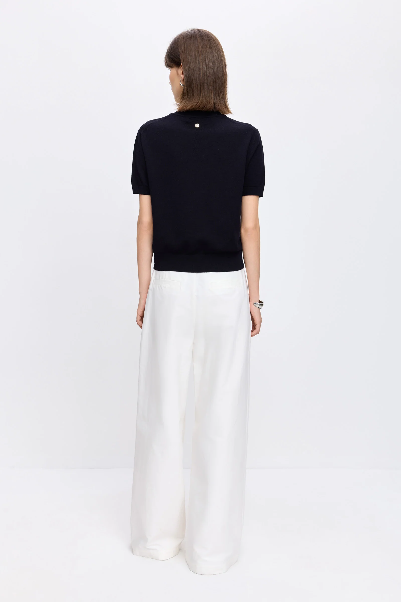 LILY Merino Wool Short-Sleeve Knit - Image 18