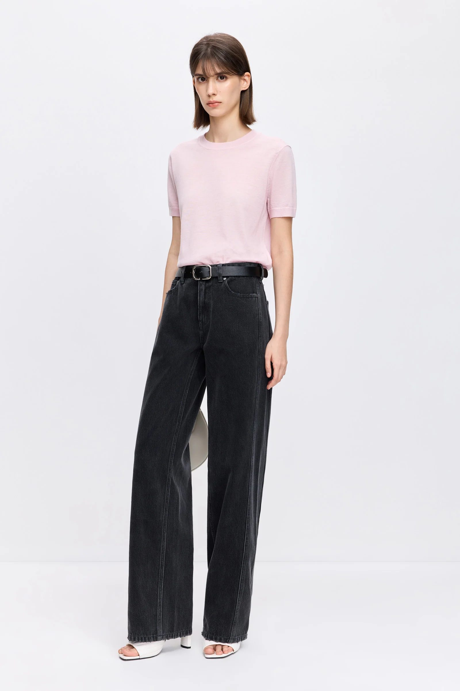 LILY Merino Wool Short-Sleeve Knit - Image 3
