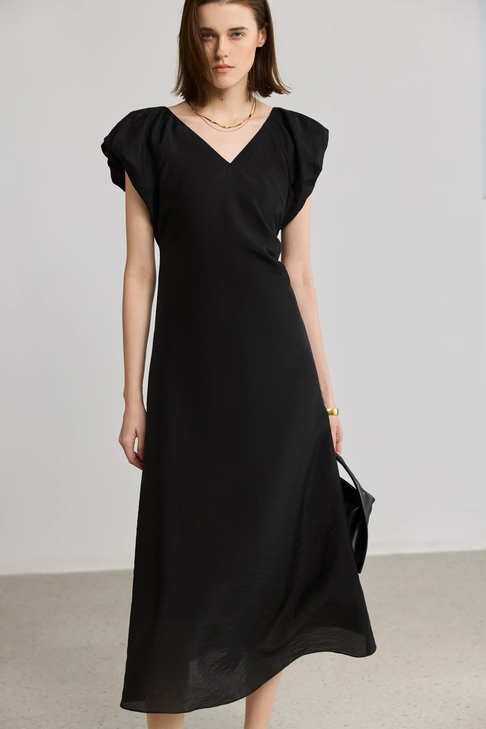 LILY Minimalist Little Black Dress - Image 4