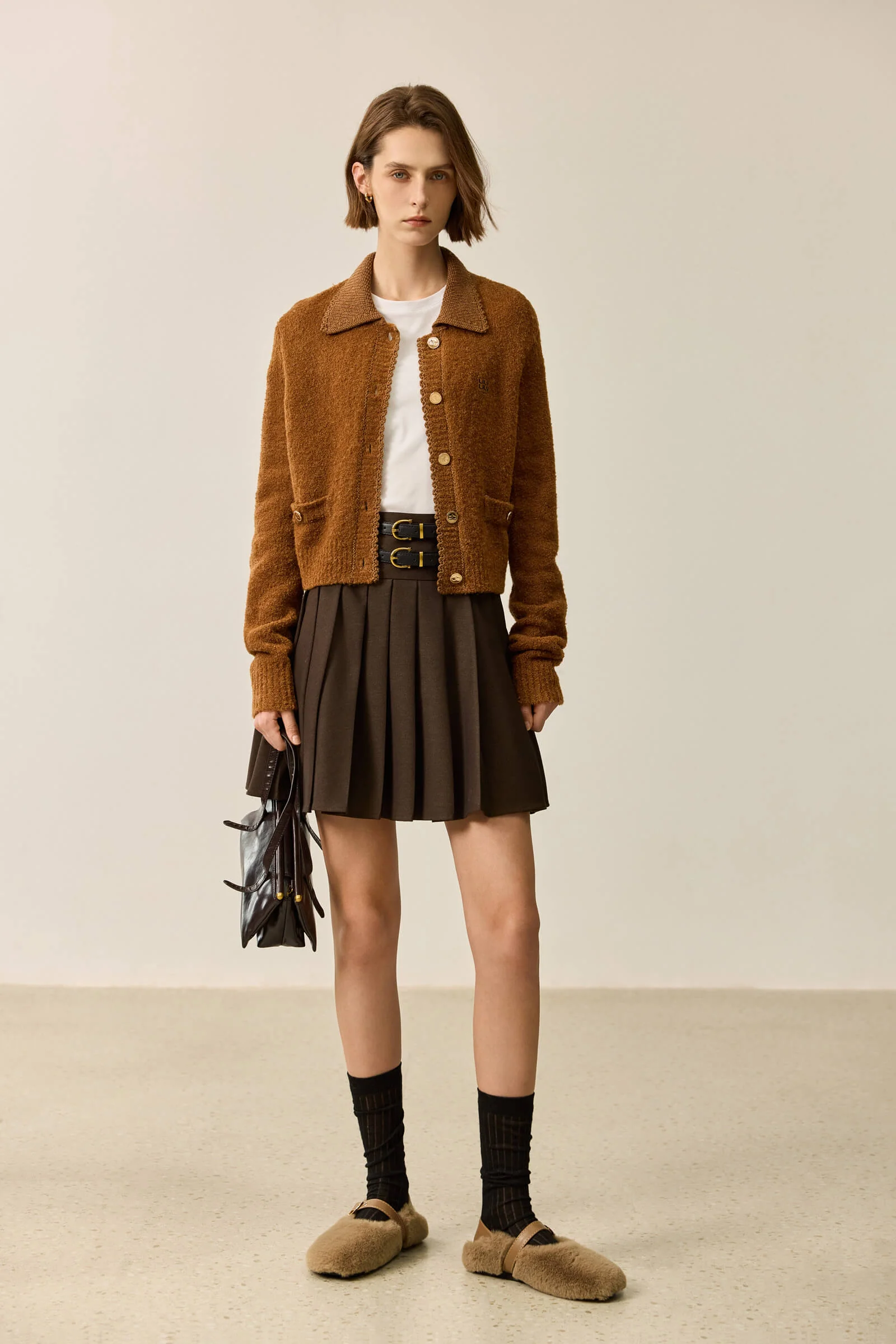 LILY Minimalist Slim Fit Knit Cardigan - Image 9