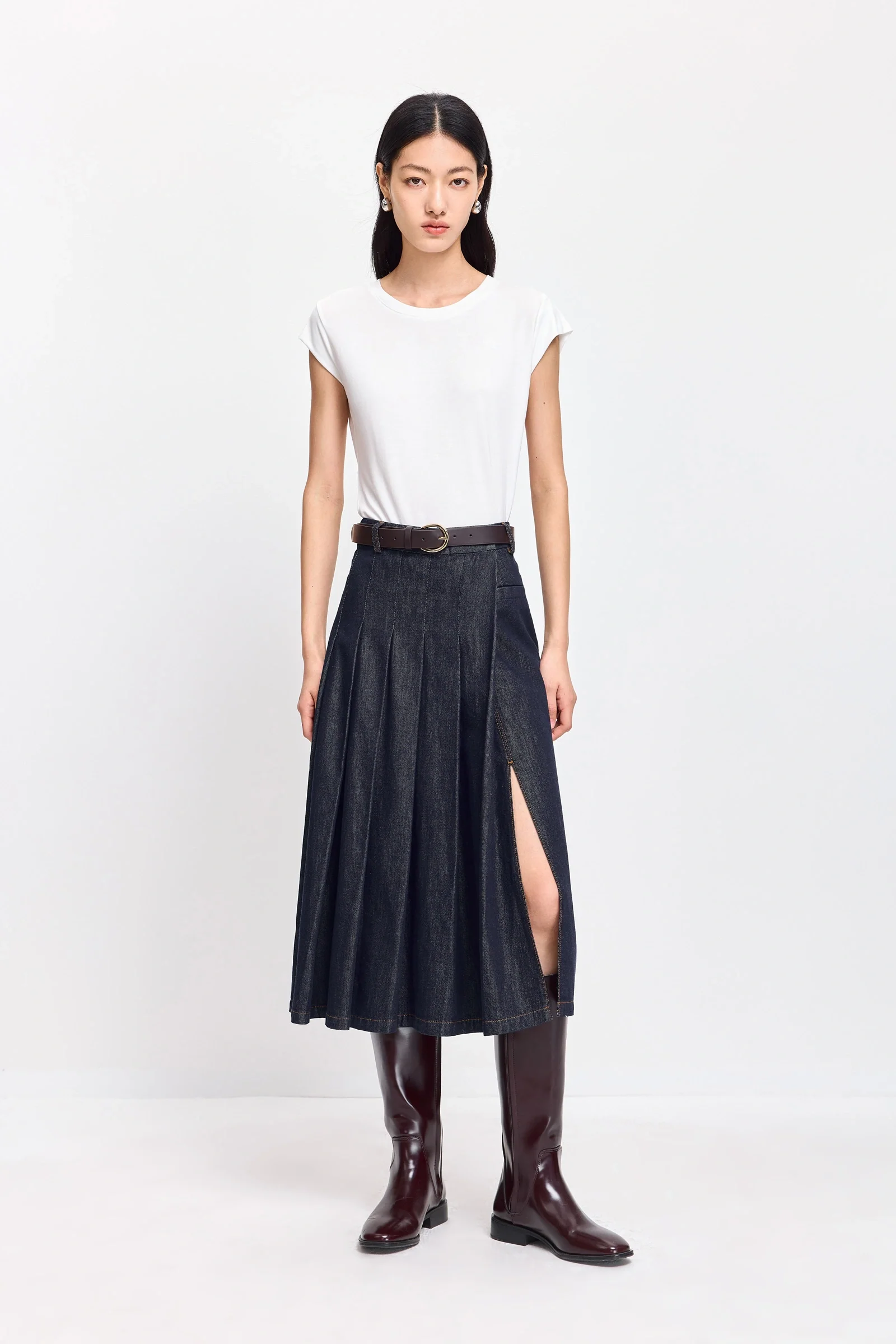 LILY Modal-Blend Puff-Sleeve Tee - Image 21
