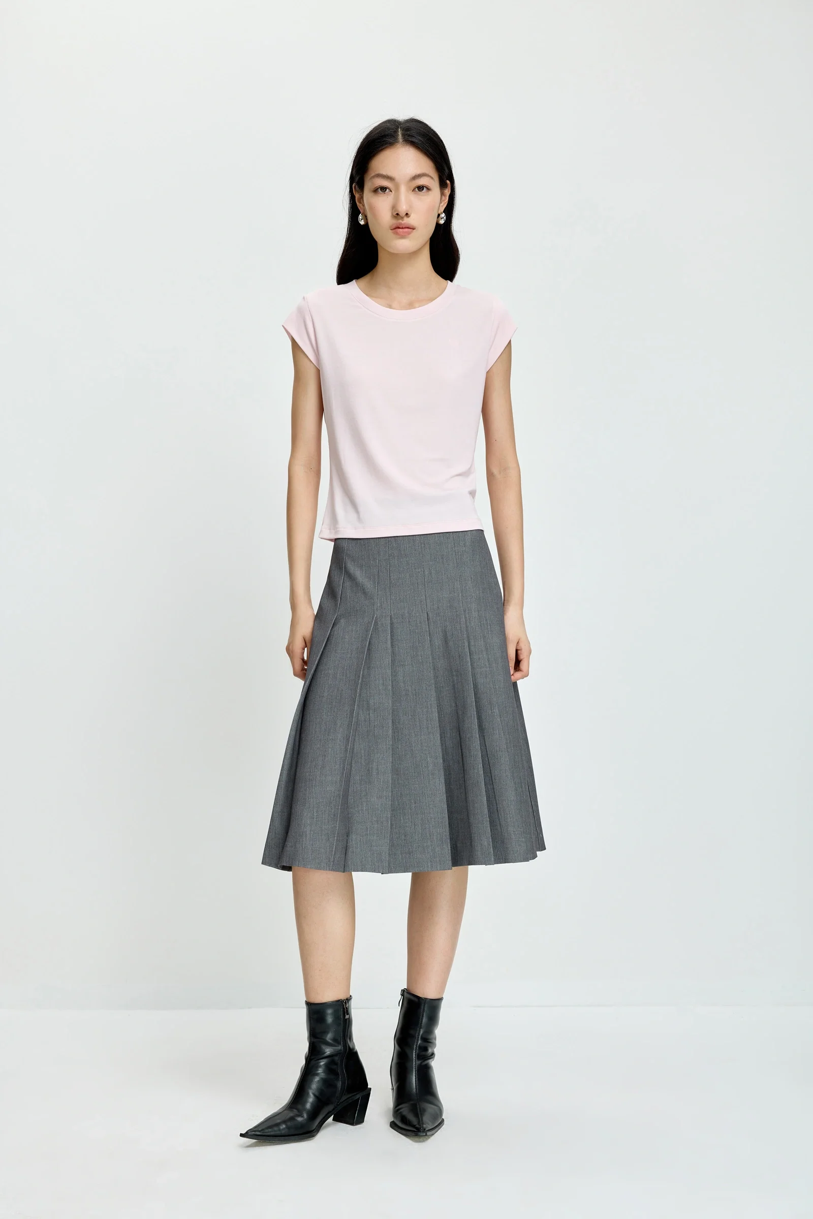 LILY Modal-Blend Puff-Sleeve Tee - Image 7