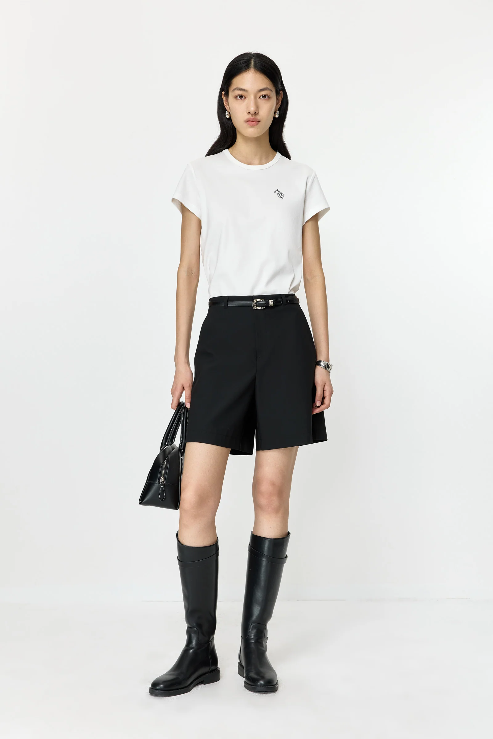 LILY Modal-Cotton Crewneck Tee - Image 2