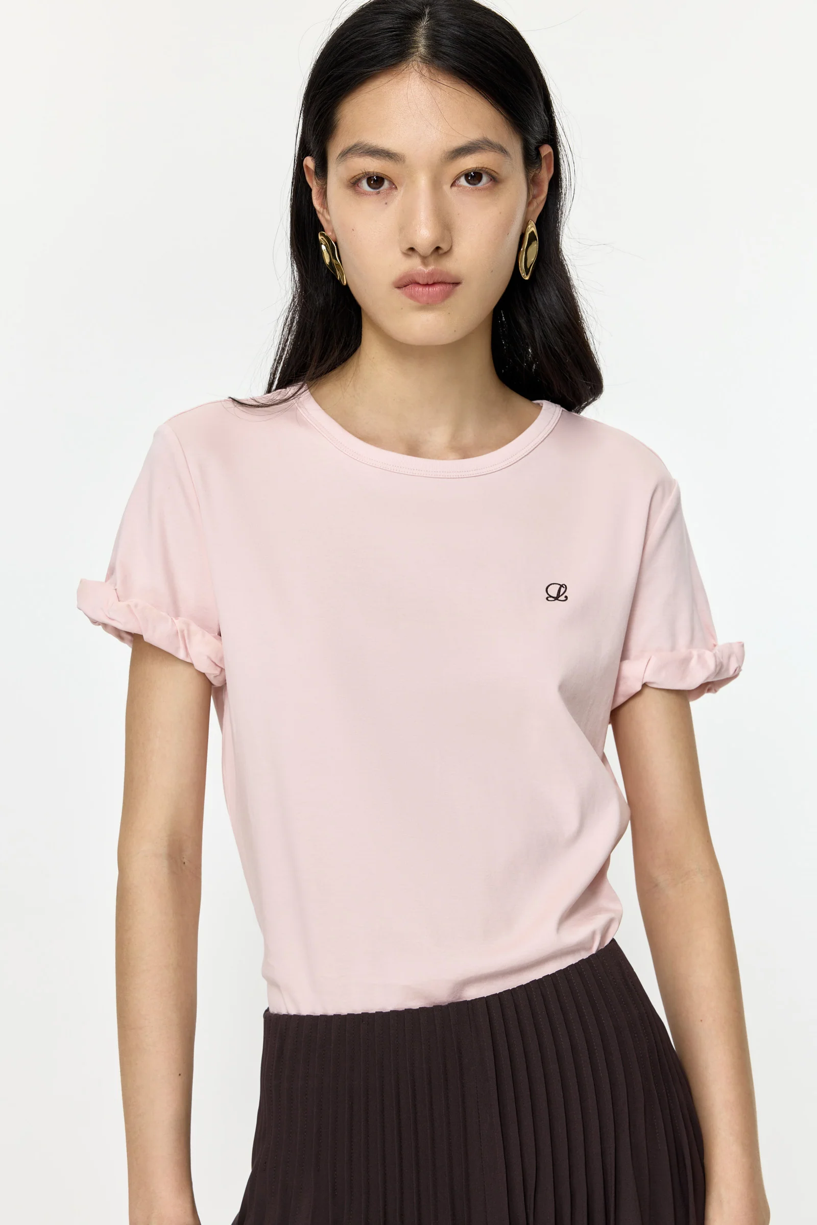 LILY Modal-Cotton Structured Tee