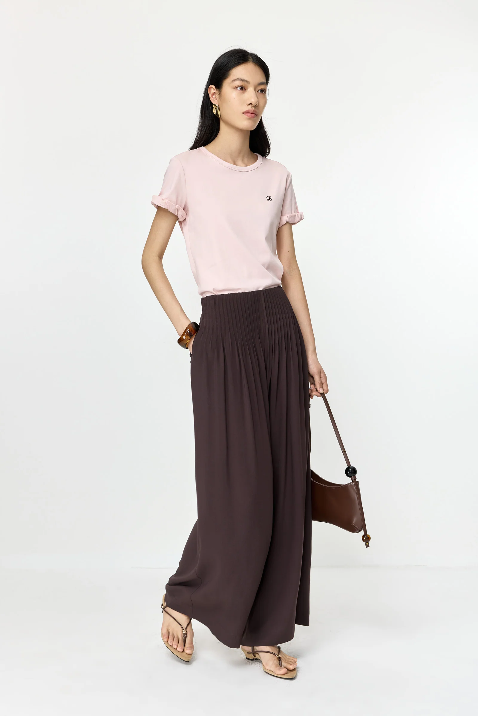 LILY Modal-Cotton Structured Tee - Image 3