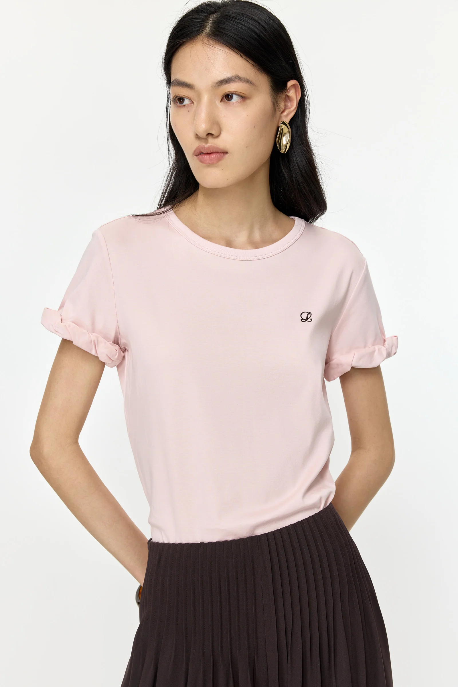 LILY Modal-Cotton Structured Tee - Image 5