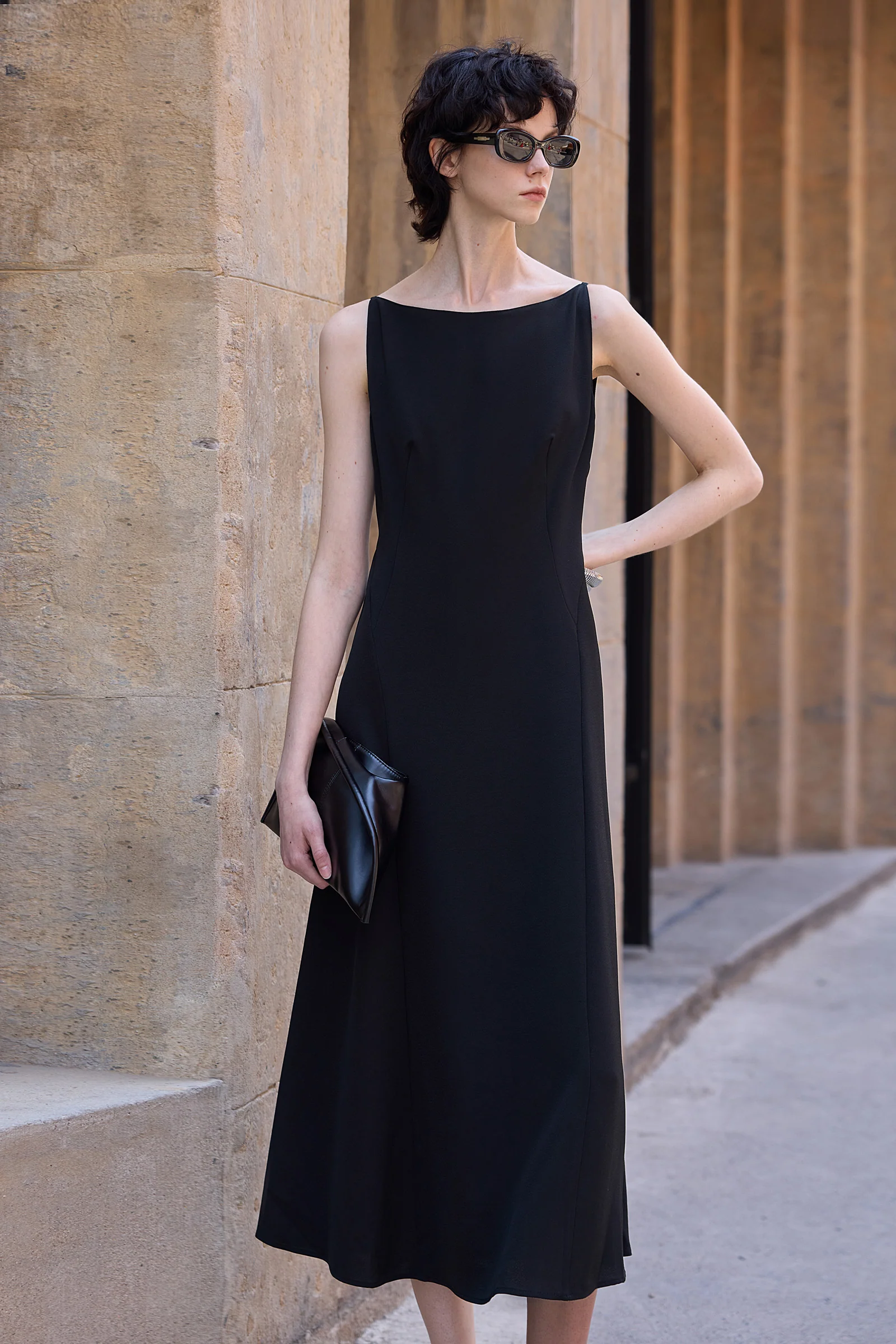 LILY Off-Shoulder Cinched Cami Dress - Image 3