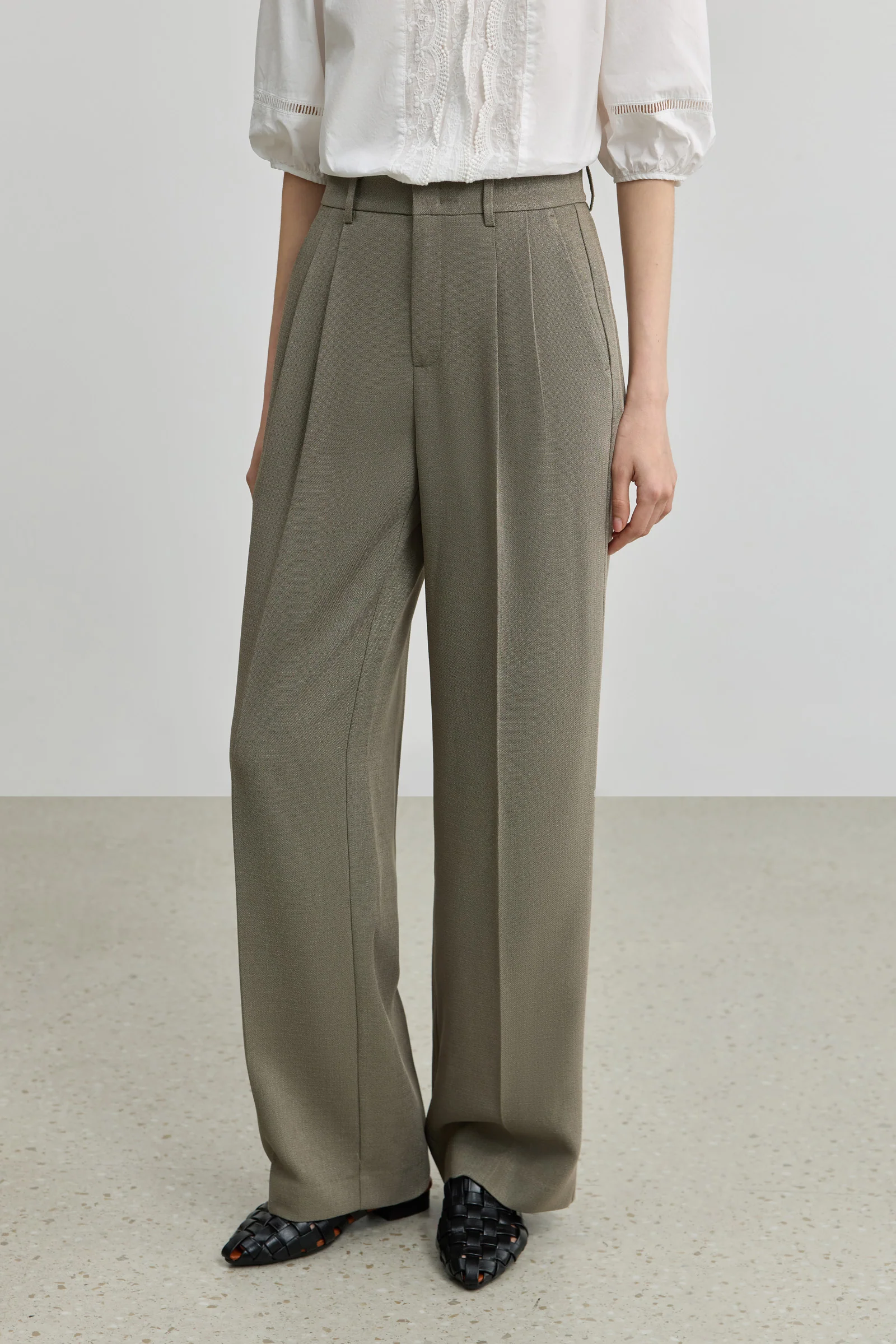LILY Old Money Style Straight-Leg Casual Pants - Image 4