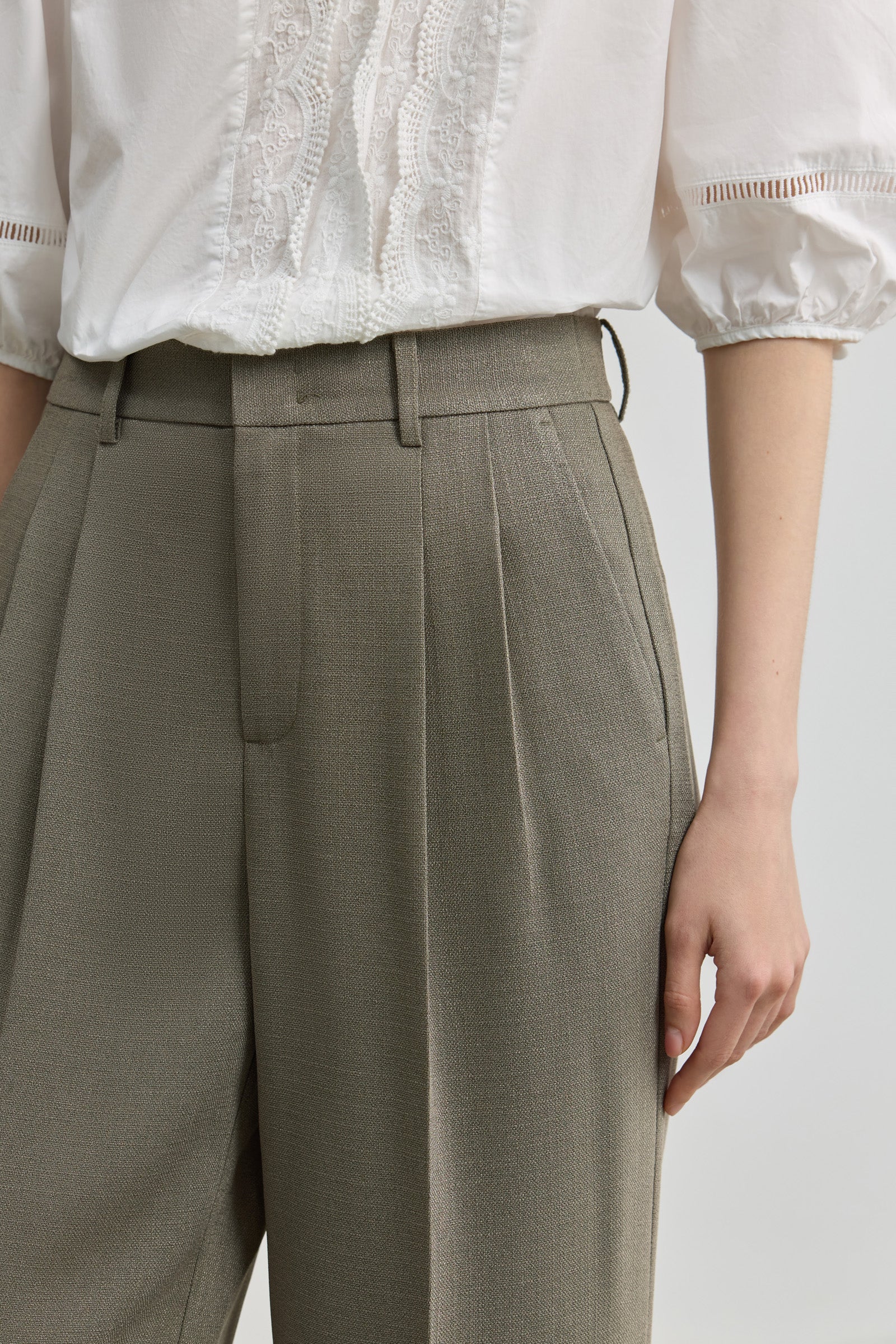 LILY Old Money Style Straight-Leg Casual Pants - Image 6
