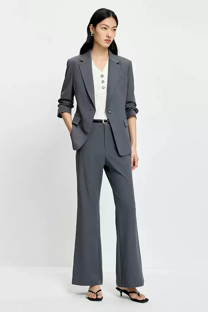 LILY Pinstripe Tailored Blazer - Image 6