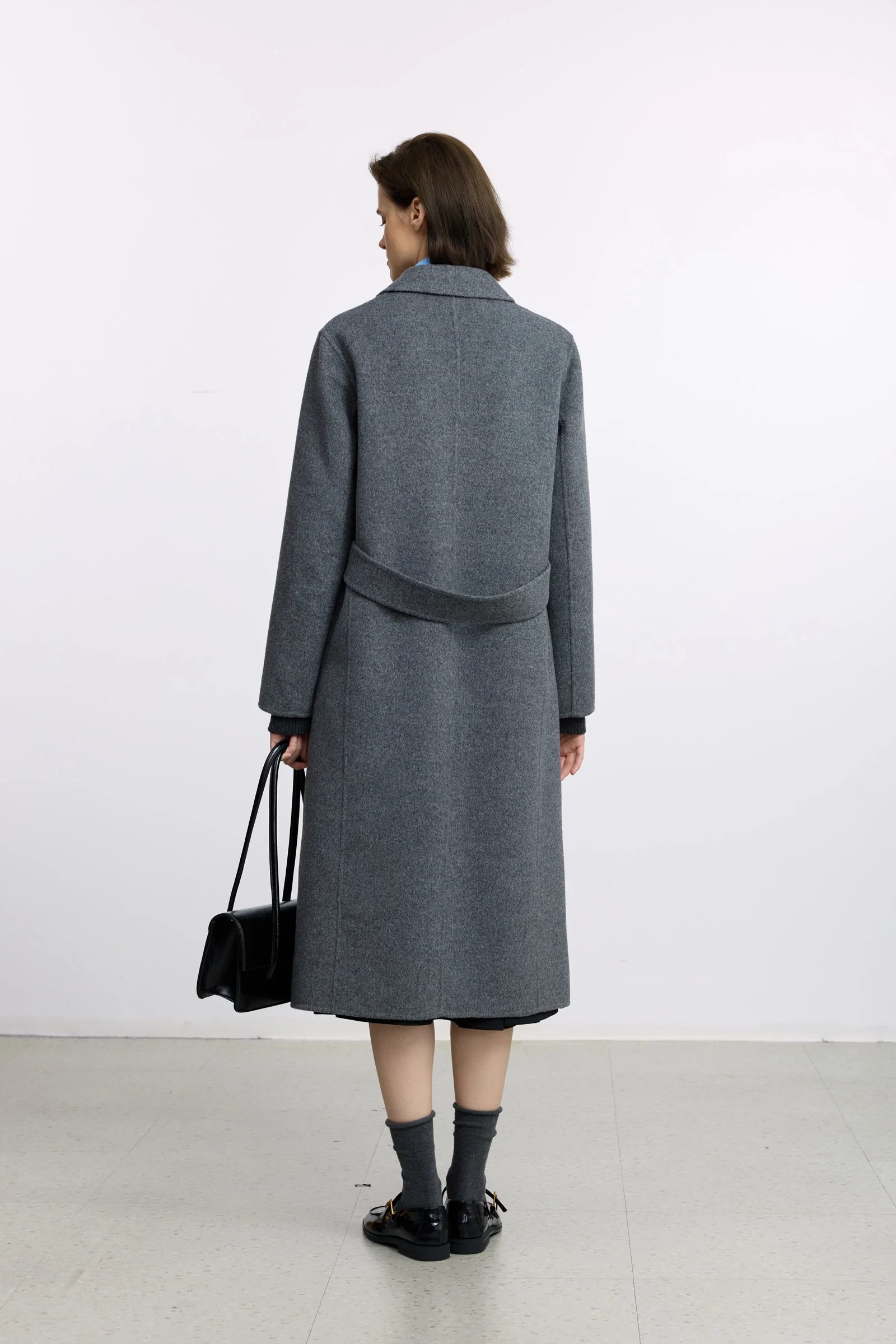 LILY Platinum 100% Wool Structured Coat - Image 12