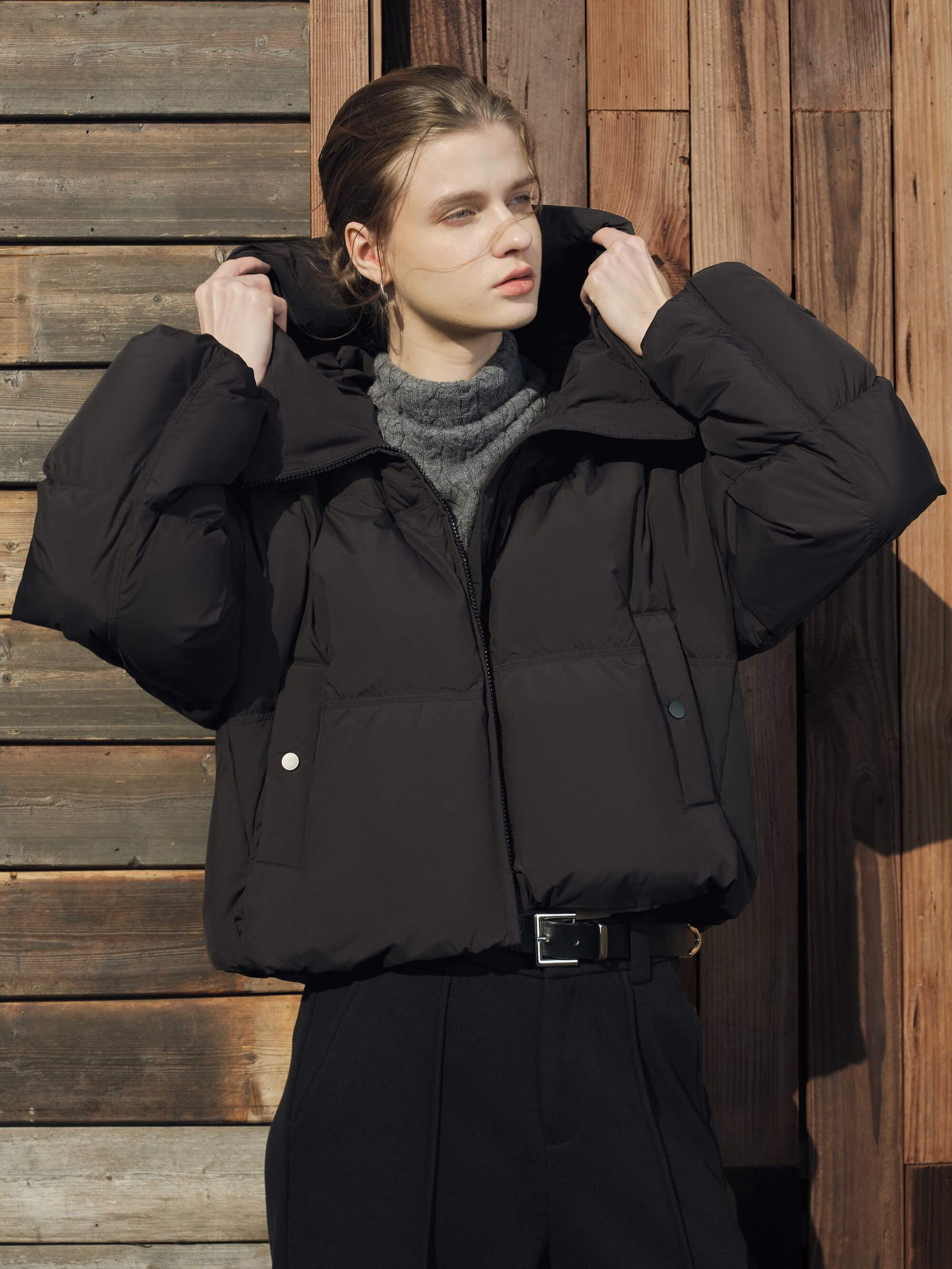 LILY Platinum Goose Down Puffer Jacket - Image 16
