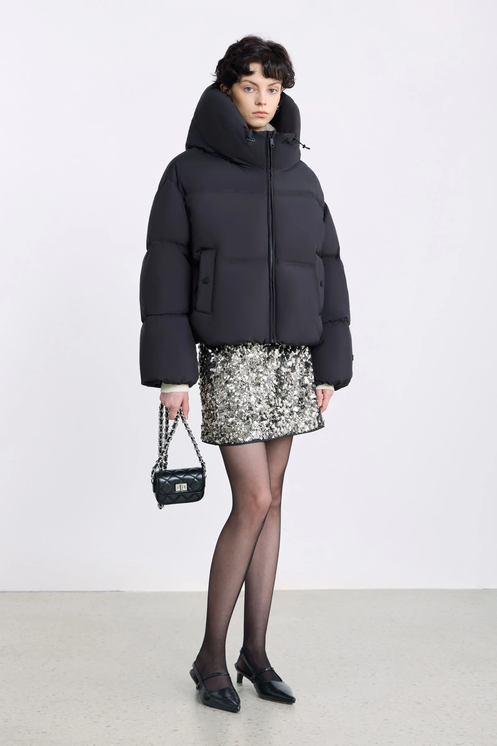 LILY Platinum Goose Down Puffer Jacket - Image 20
