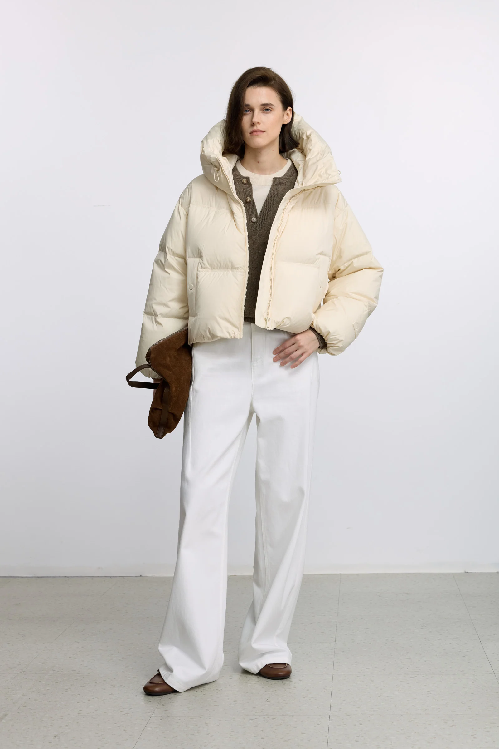 LILY Platinum Goose Down Puffer Jacket - Image 34