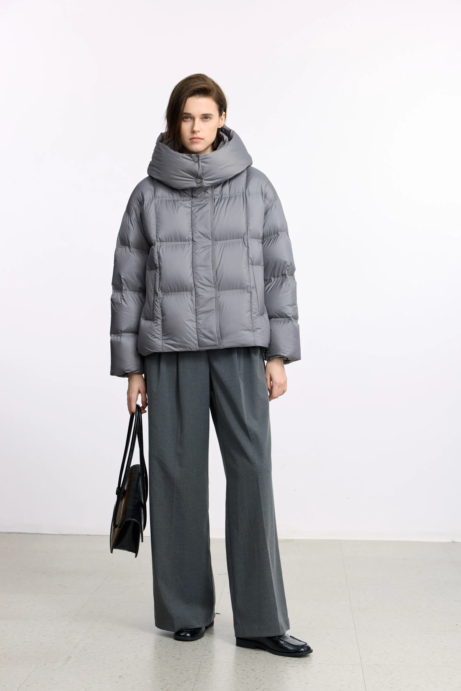 LILY Platinum Goose Down Short Puffer - Image 2