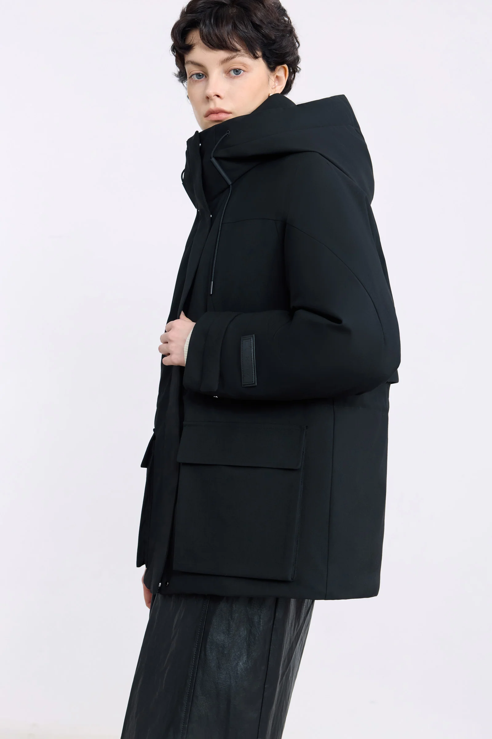 LILY Platinum Wool-Shell Goose Down Coat - Image 10