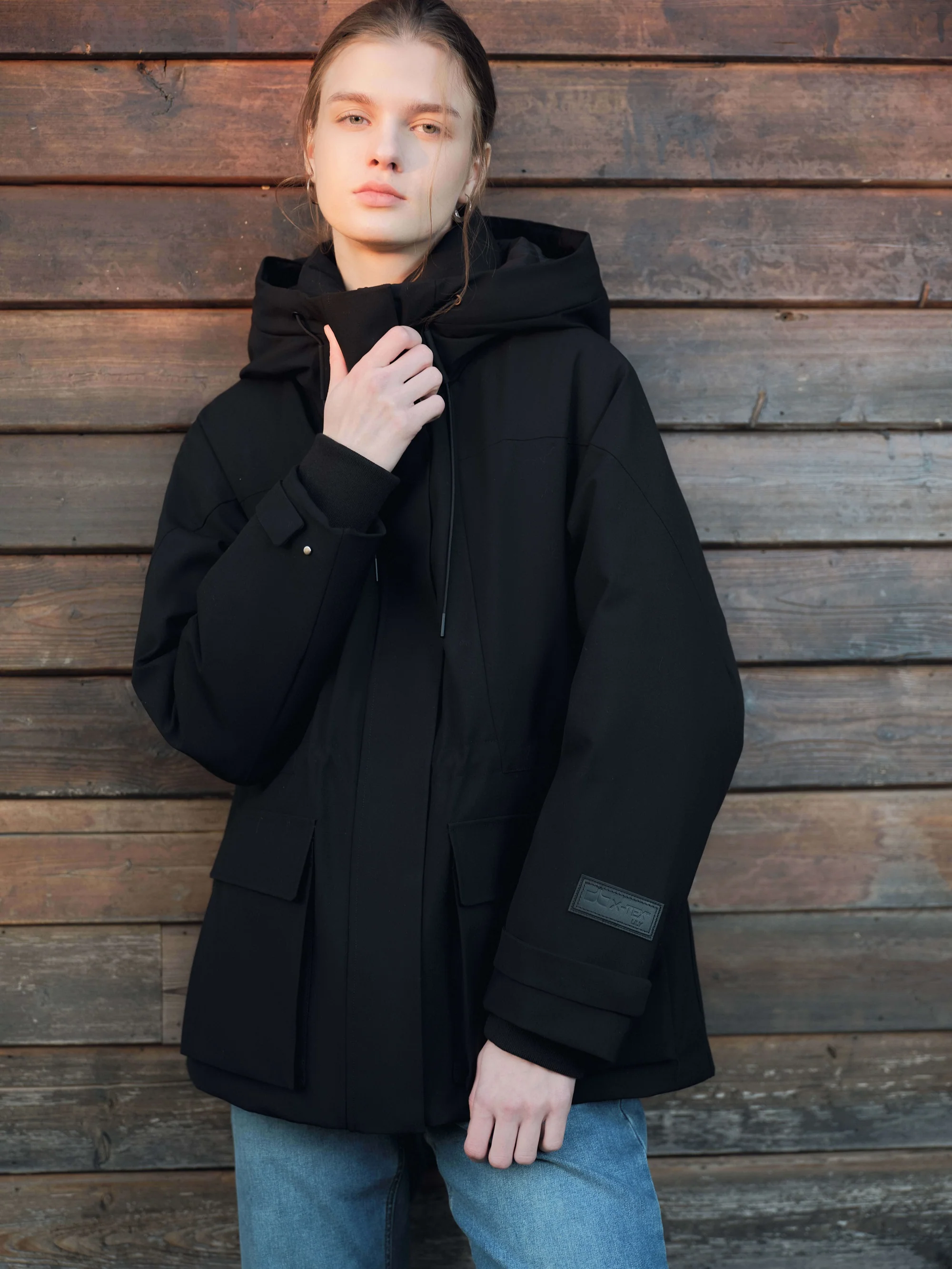 LILY Platinum Wool-Shell Goose Down Coat - Image 2