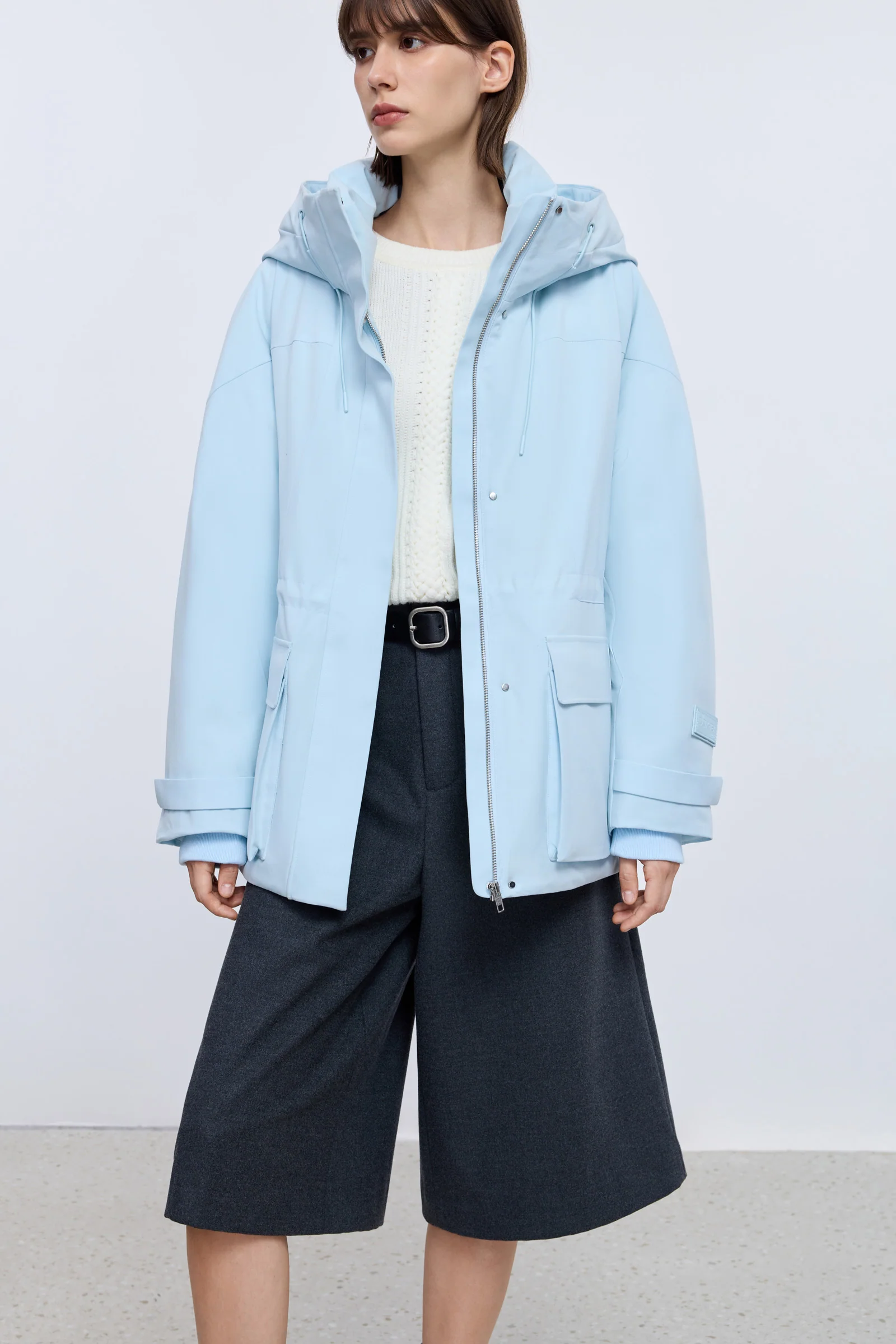 LILY Platinum Wool-Shell Goose Down Coat - Image 21