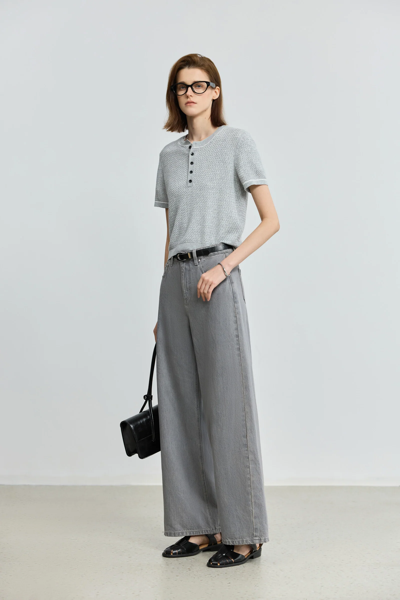 LILY Preppy Casual Short-Sleeve Knit Top - Image 4