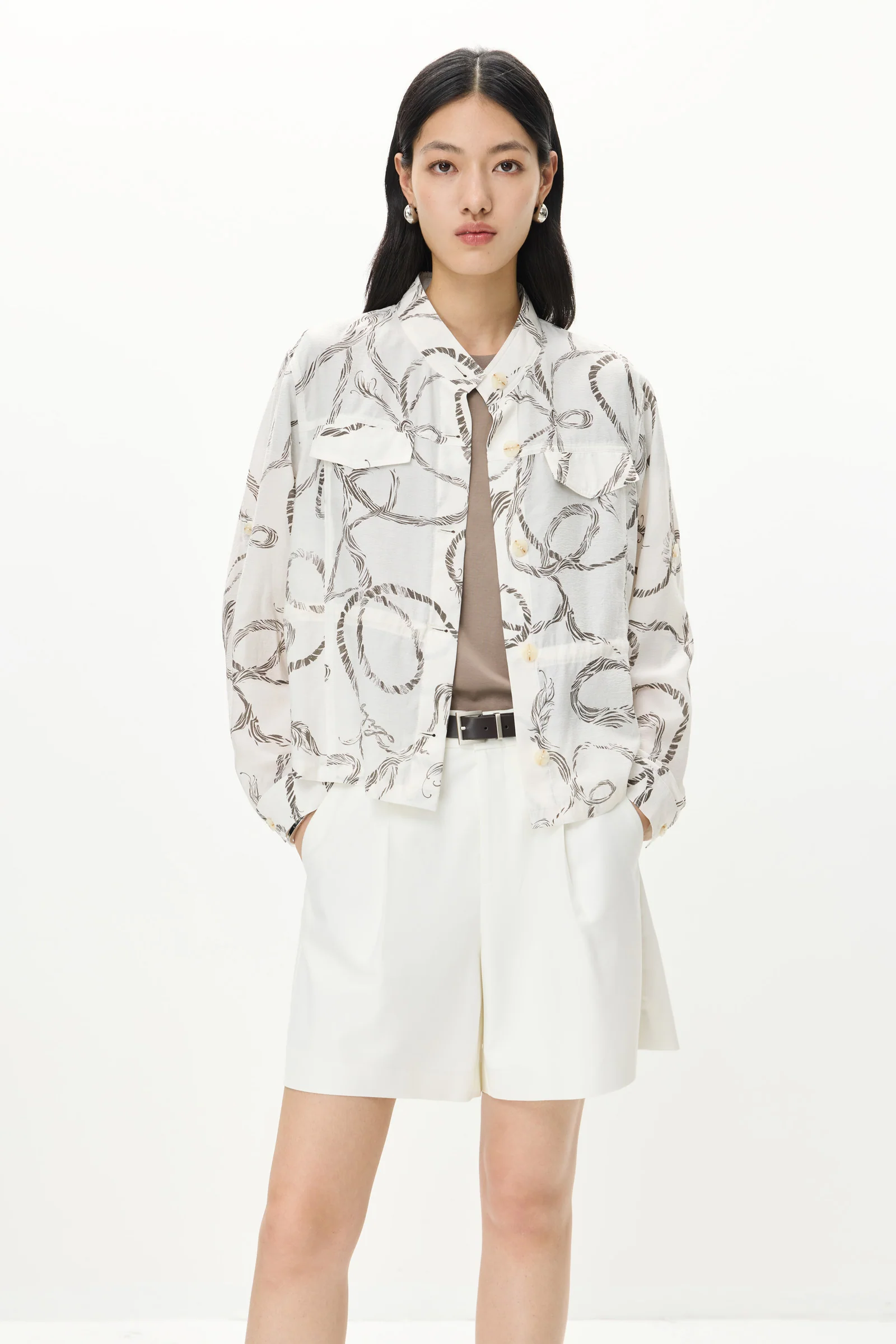LILY Printed Lightweight Jacket