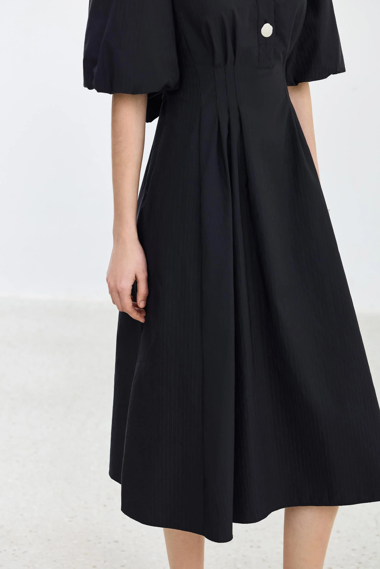 LILY Puff Sleeve Cinched Waist Dress - Image 16