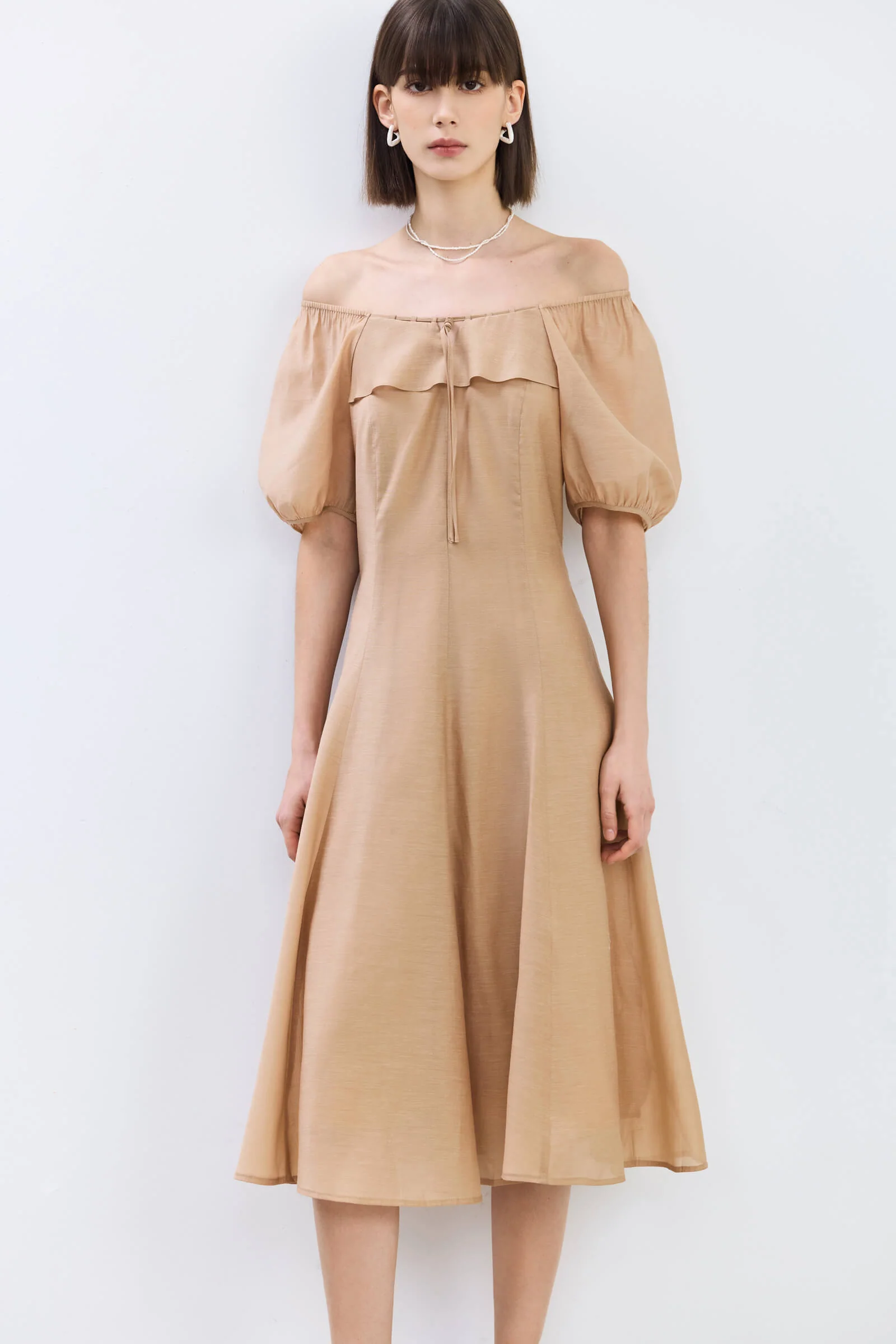 LILY Puff Sleeve Square Neck Dress - Image 22