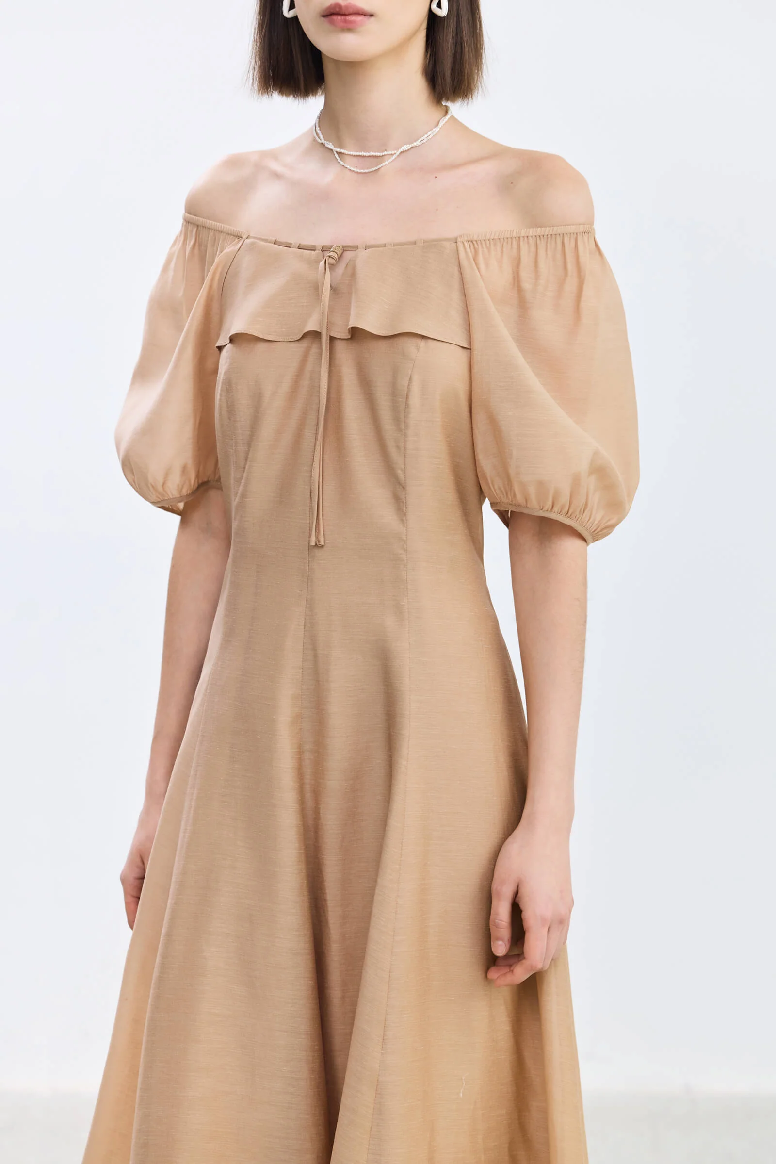 LILY Puff Sleeve Square Neck Dress - Image 24