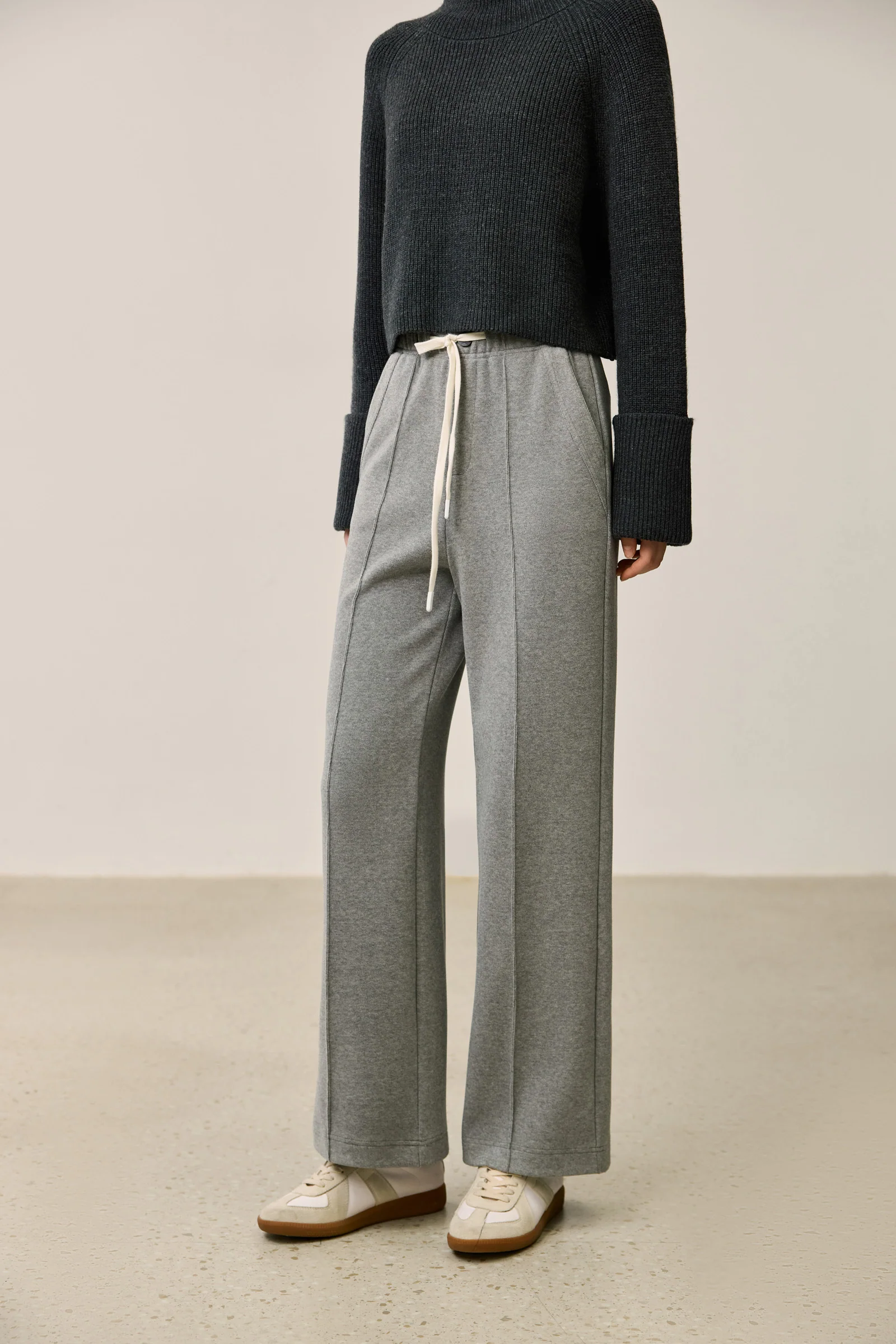 LILY Relaxed Drawstring Wide Leg Pants - Image 14