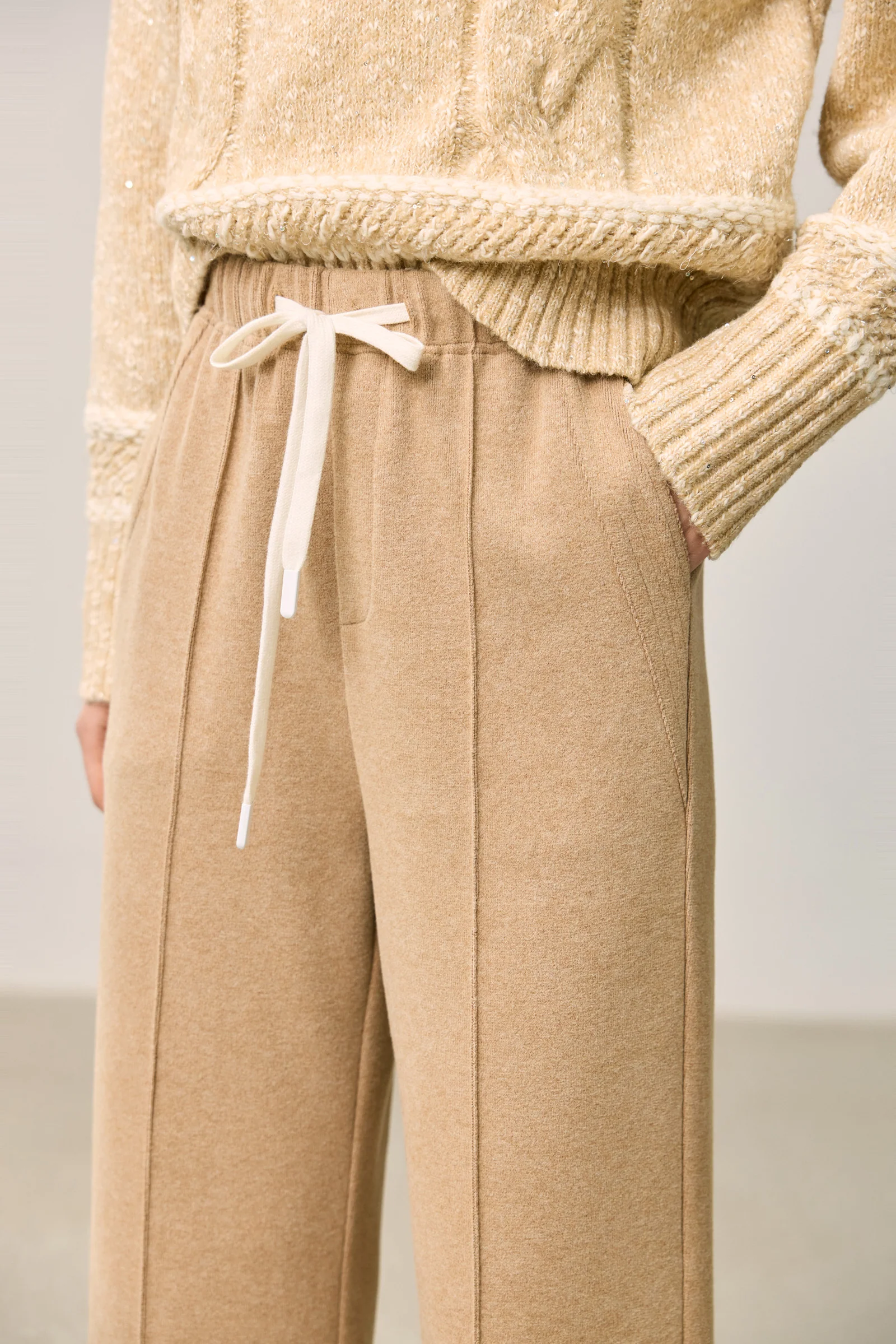 LILY Relaxed Drawstring Wide Leg Pants - Image 21