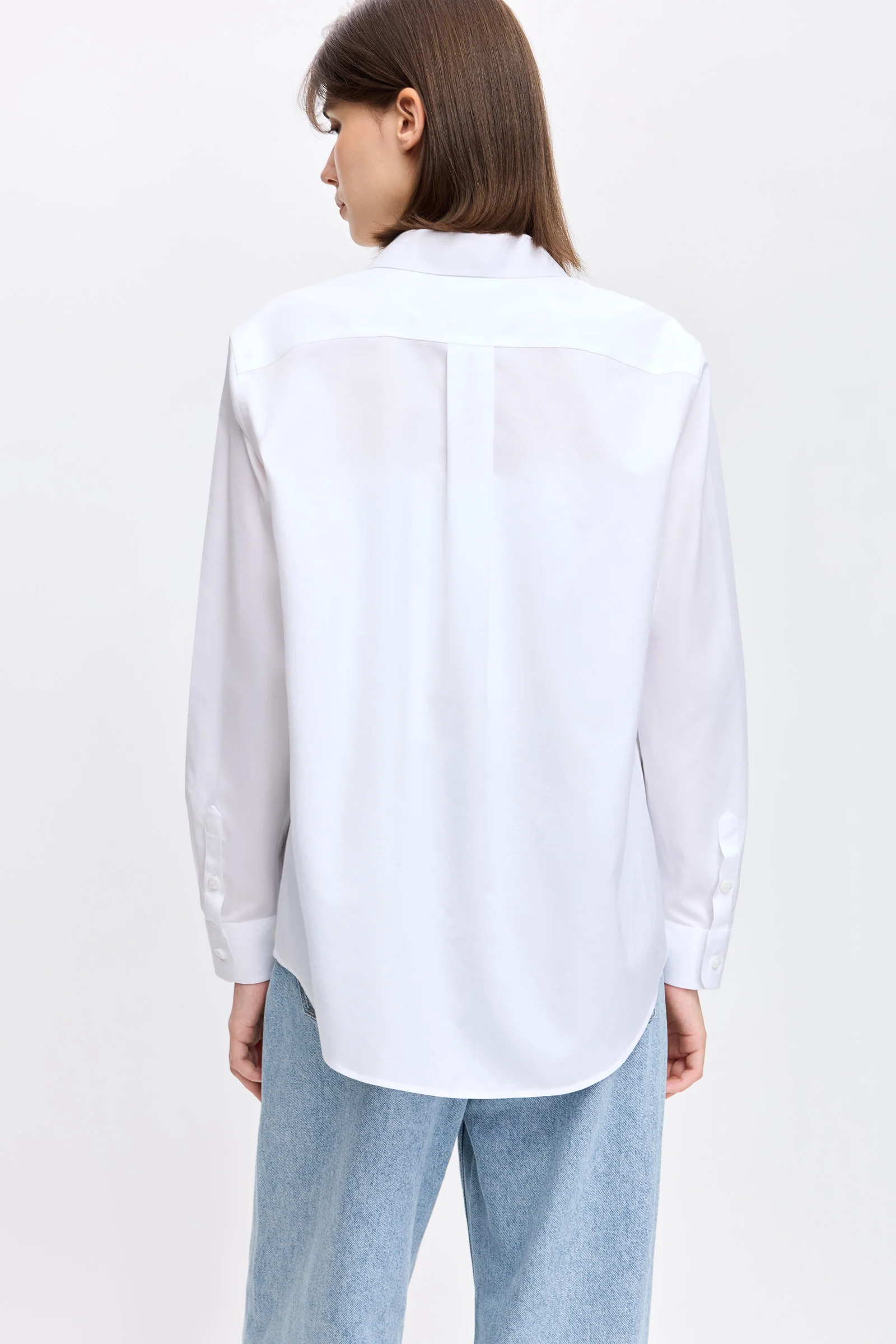 LILY Relaxed Striped Shirt Jacket - Image 12