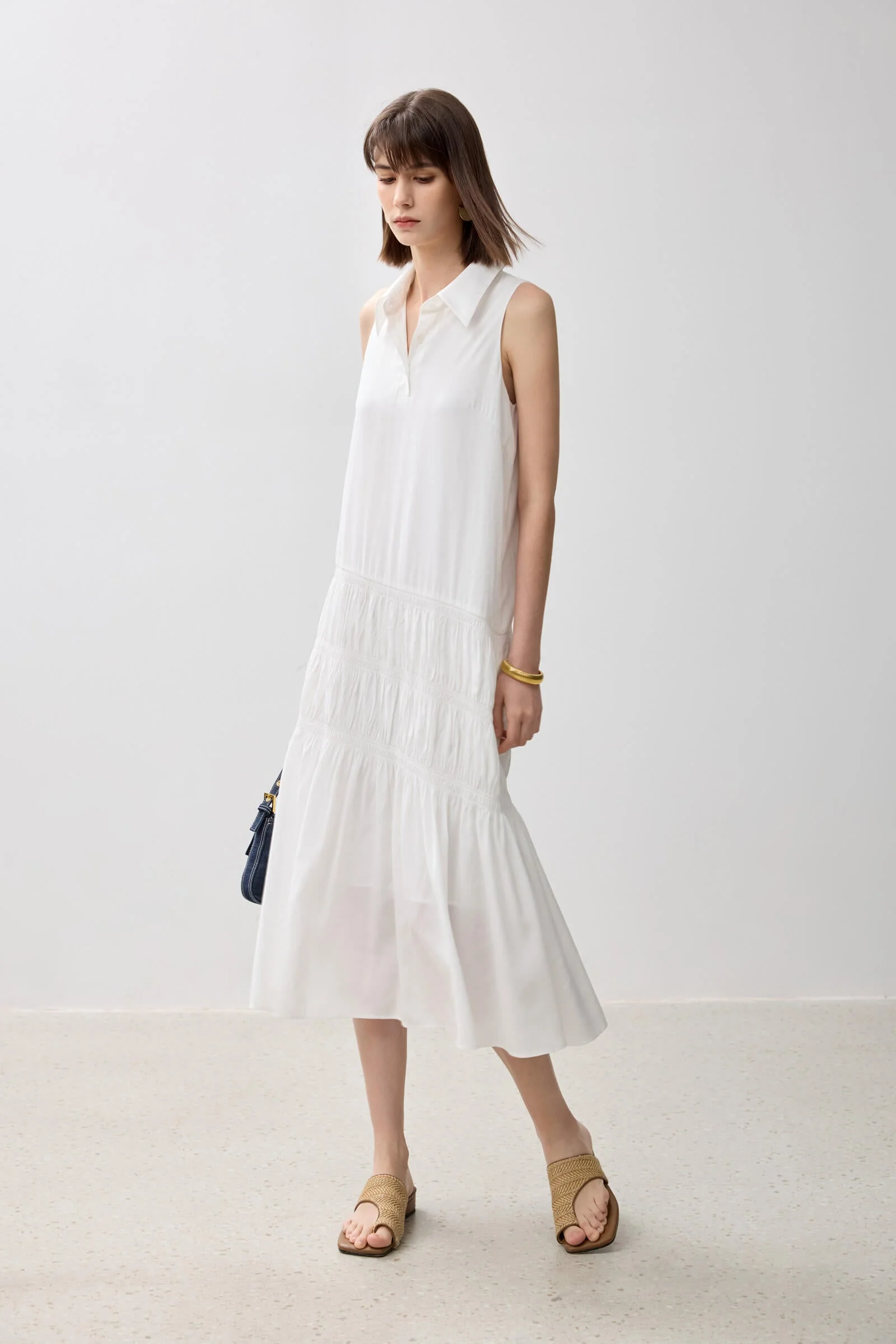 LILY Sleeveless Office Dress - Image 12