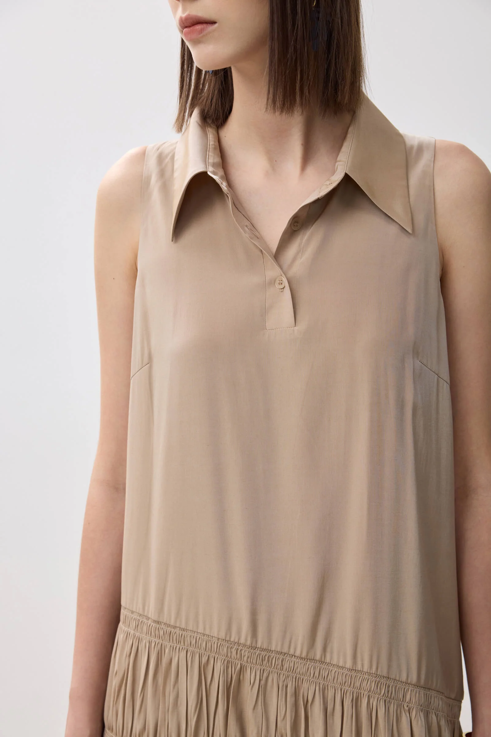 LILY Sleeveless Office Dress - Image 16
