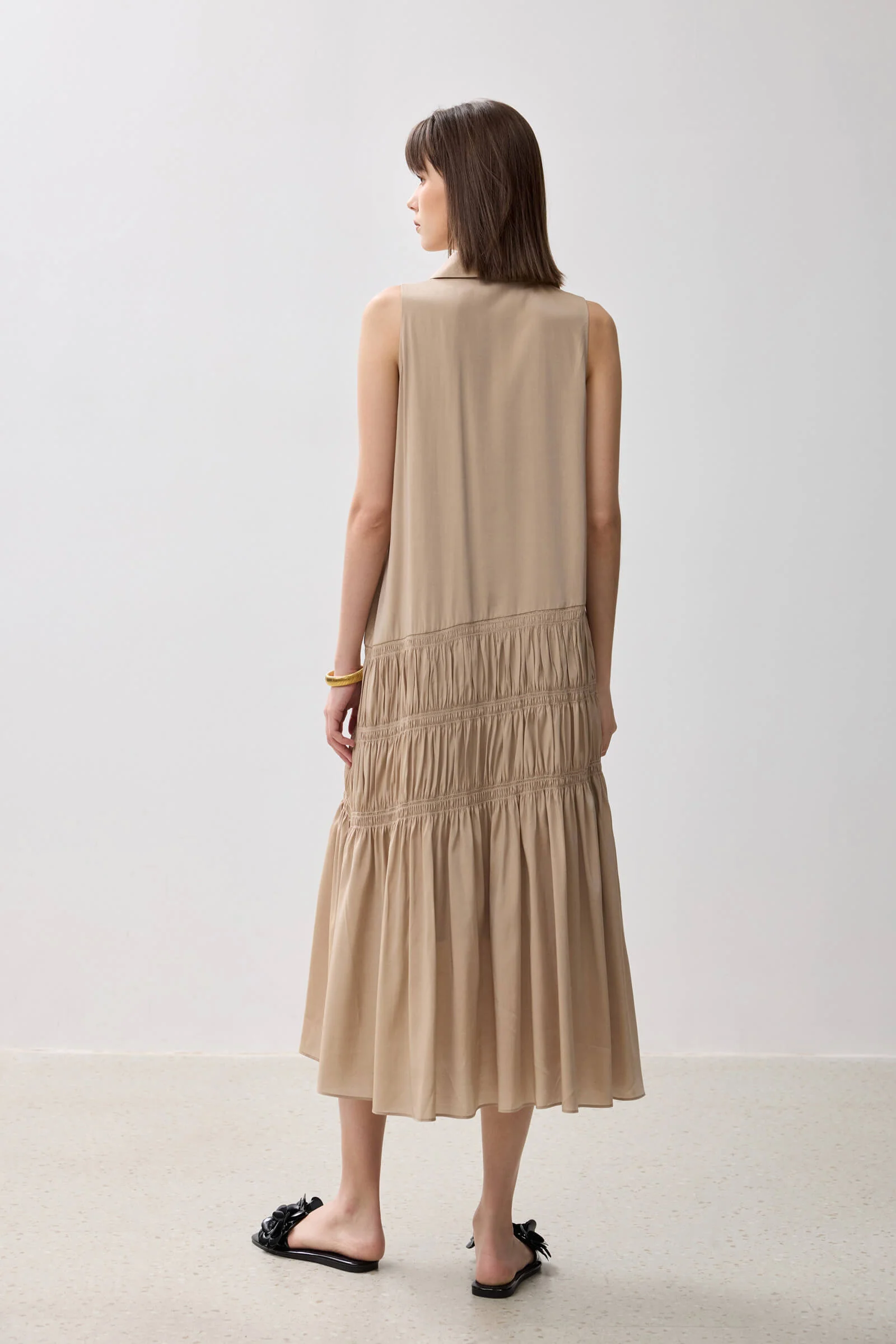 LILY Sleeveless Office Dress - Image 21
