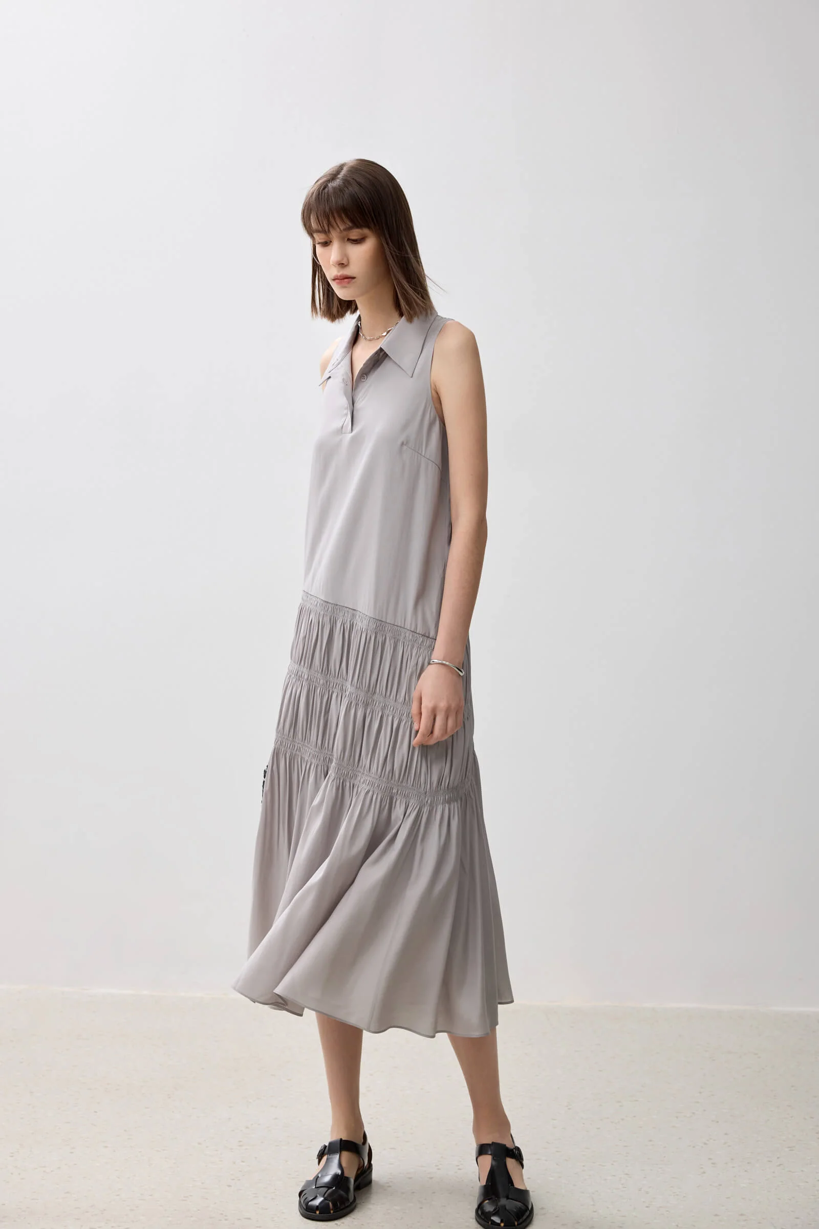 LILY Sleeveless Office Dress - Image 3
