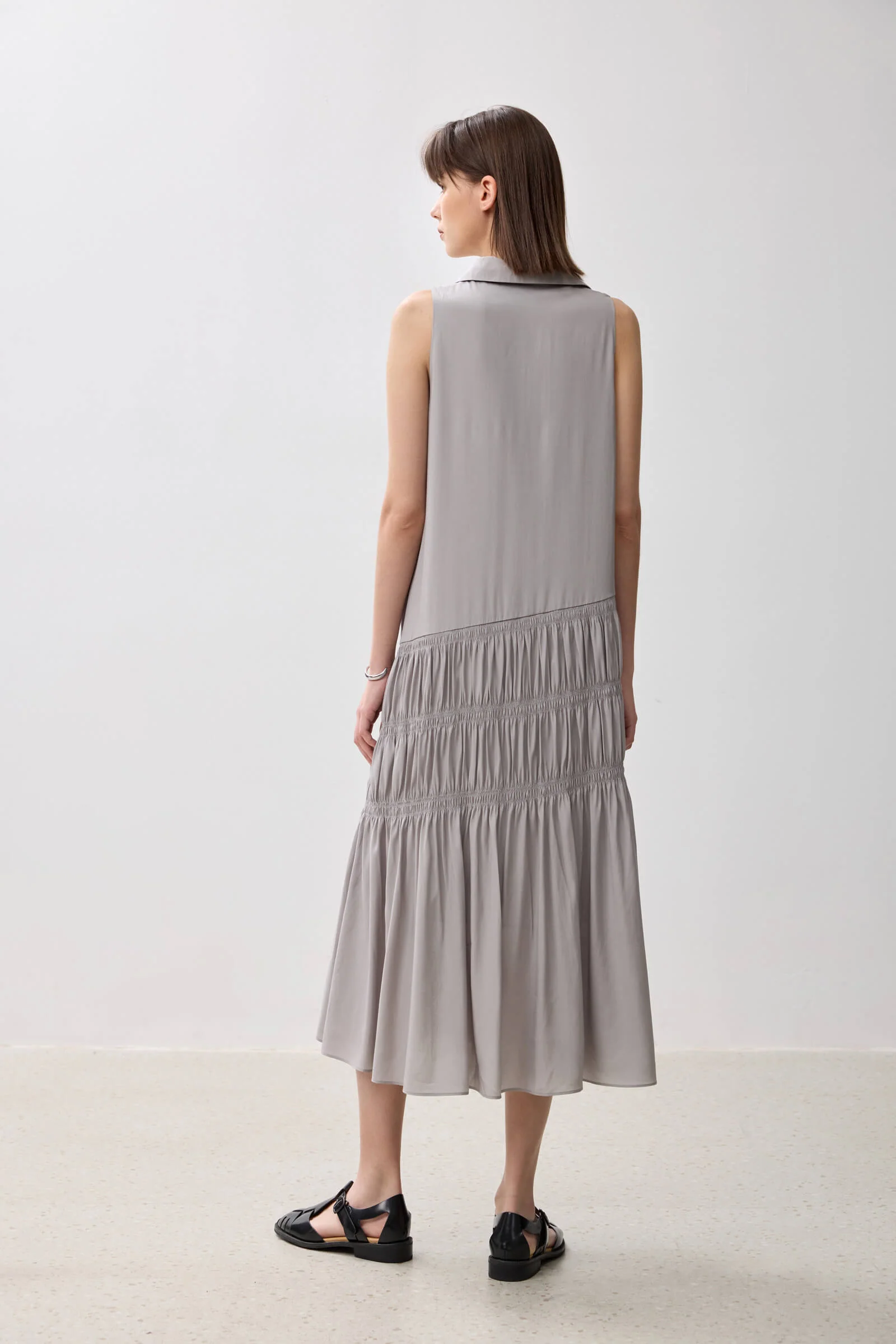 LILY Sleeveless Office Dress - Image 4