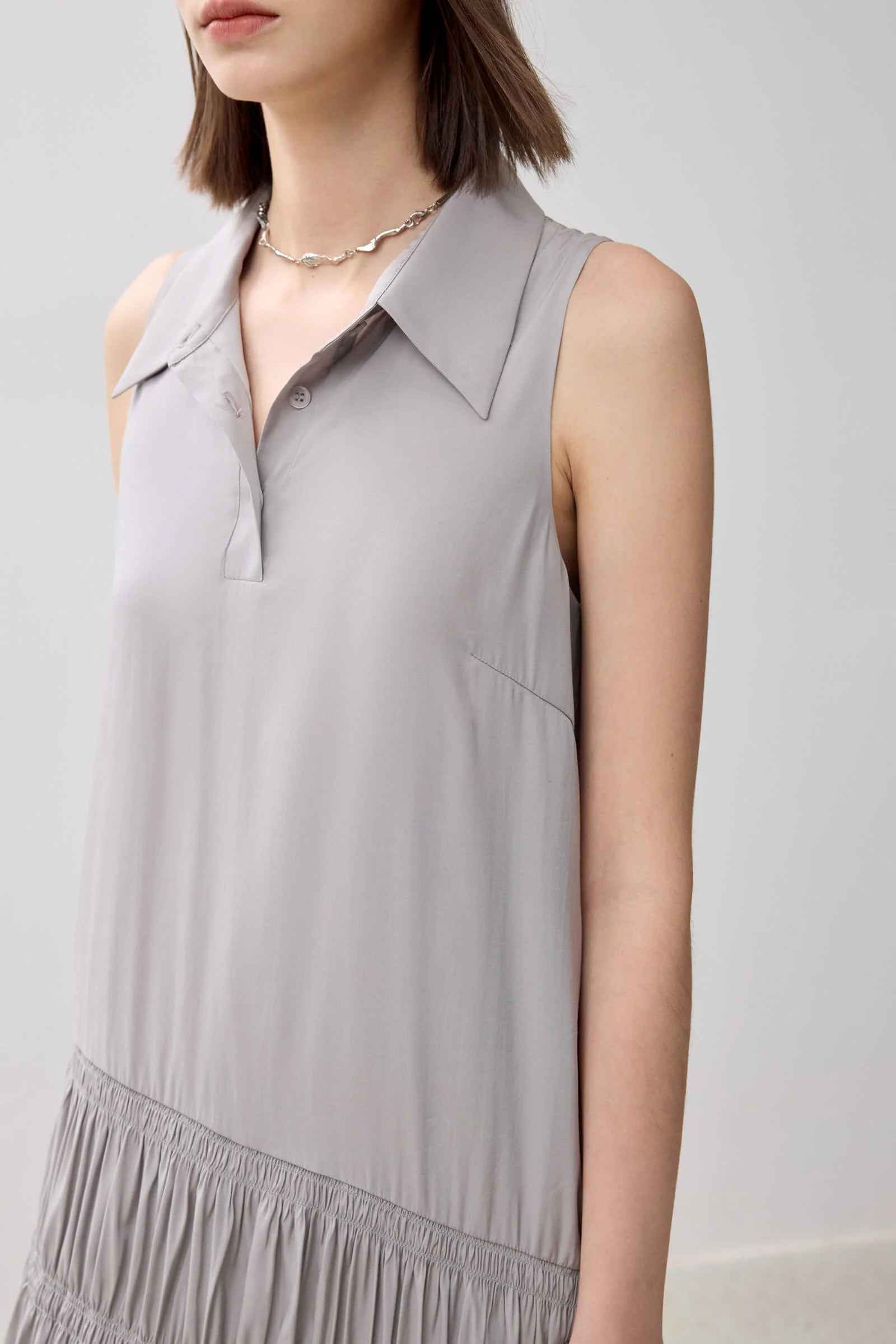 LILY Sleeveless Office Dress - Image 6