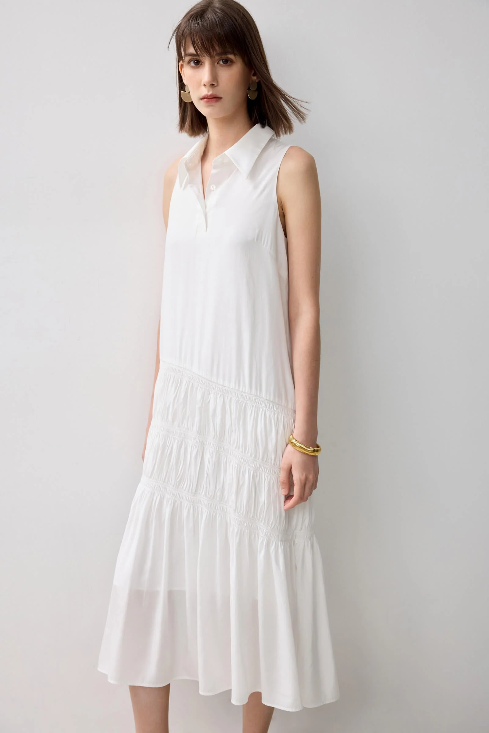LILY Sleeveless Office Dress - Image 8