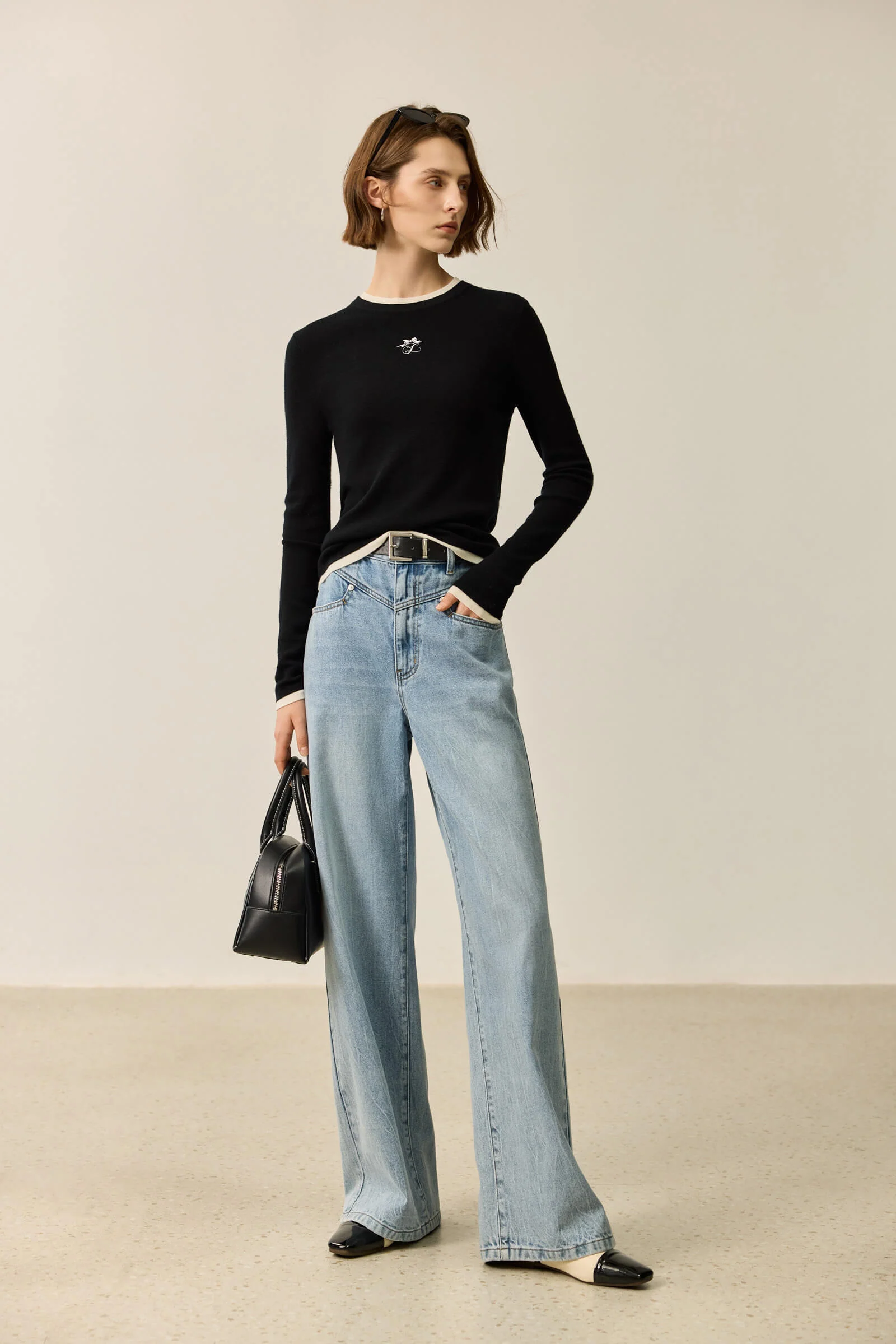 LILY Slim Fit Wool Crewneck Sweater - Image 12