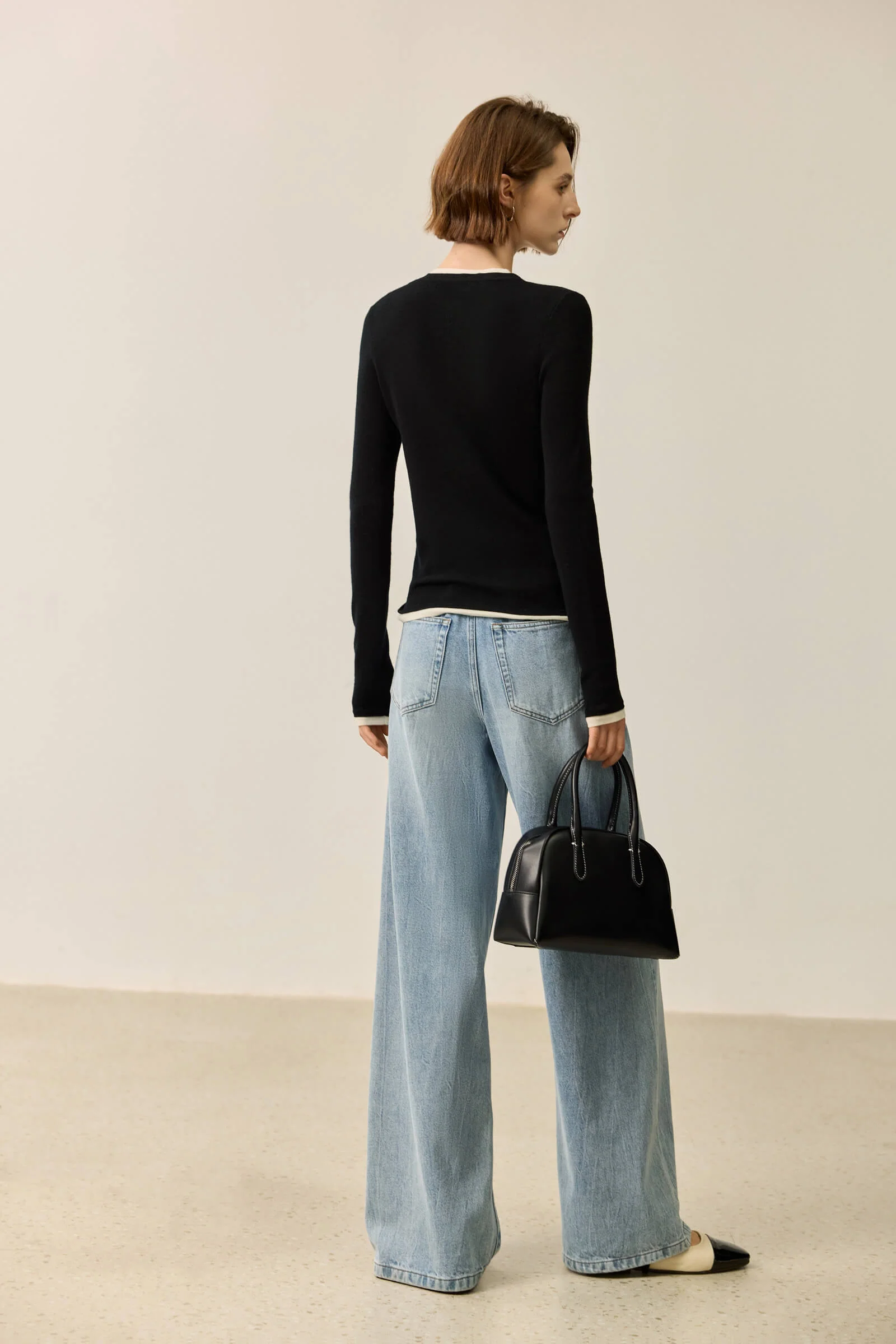 LILY Slim Fit Wool Crewneck Sweater - Image 13