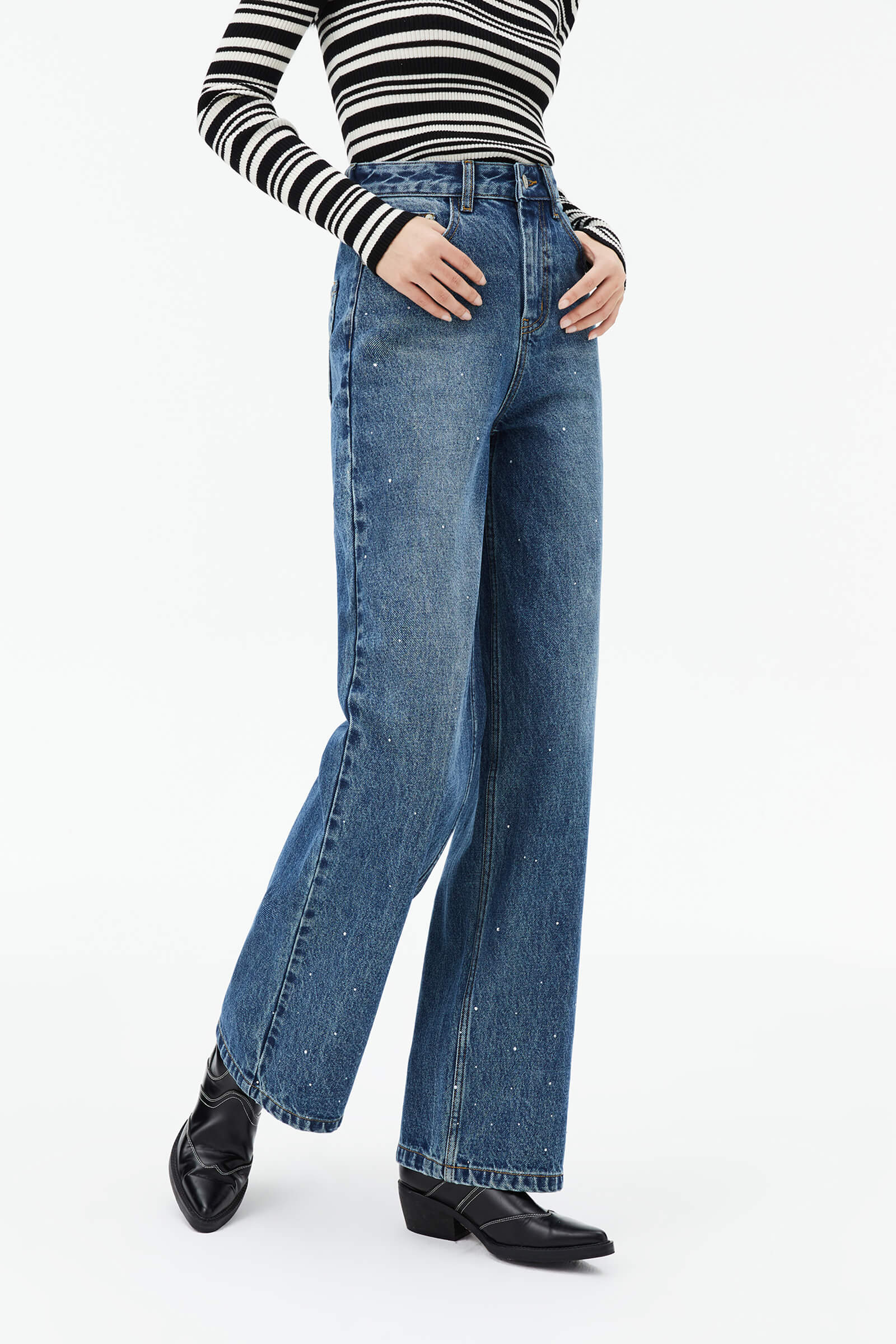 Lily Small Waist Wide Leg Pants - Image 3