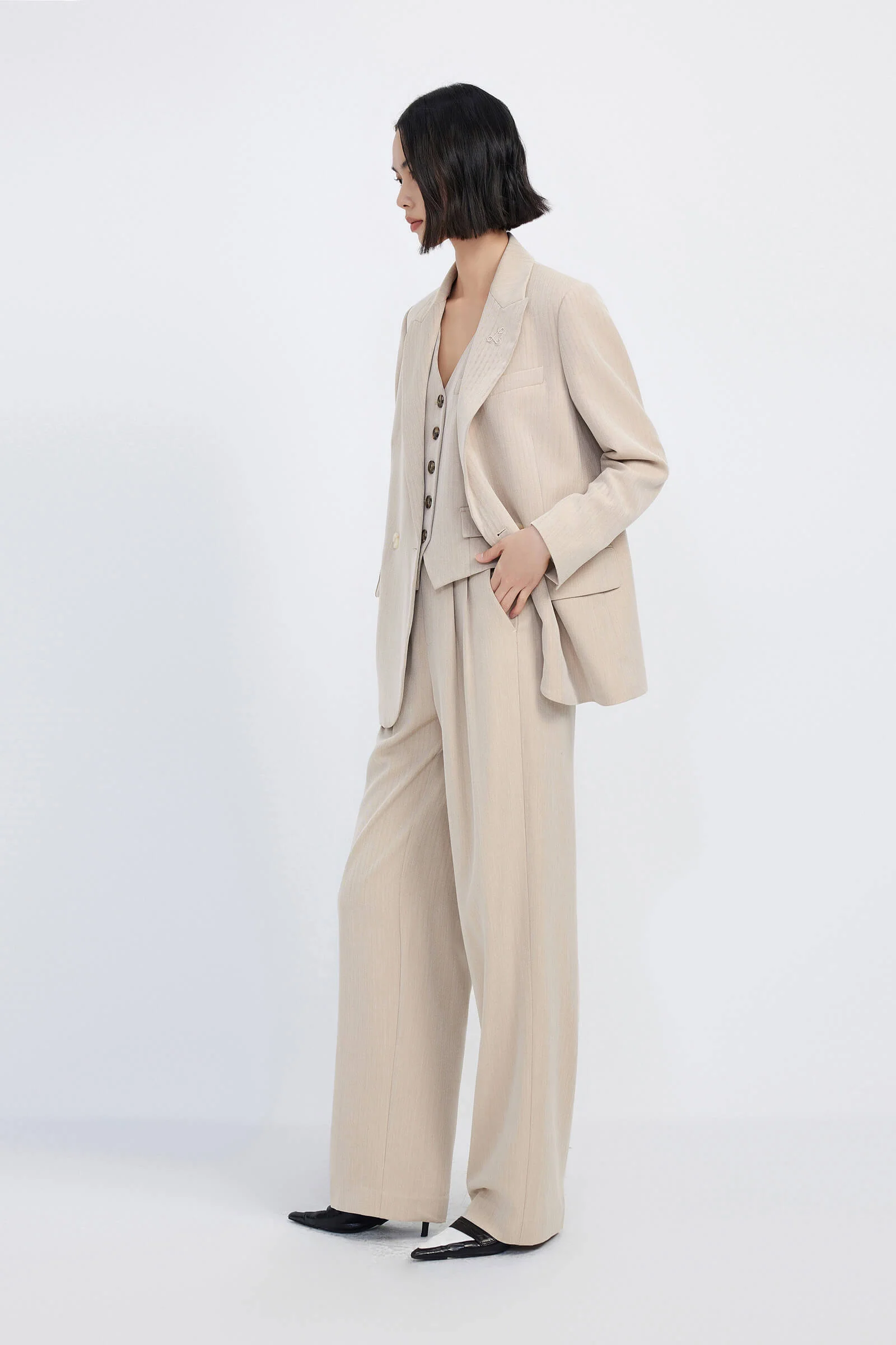LILY Straight Wide-Leg Casual Pants - Image 3