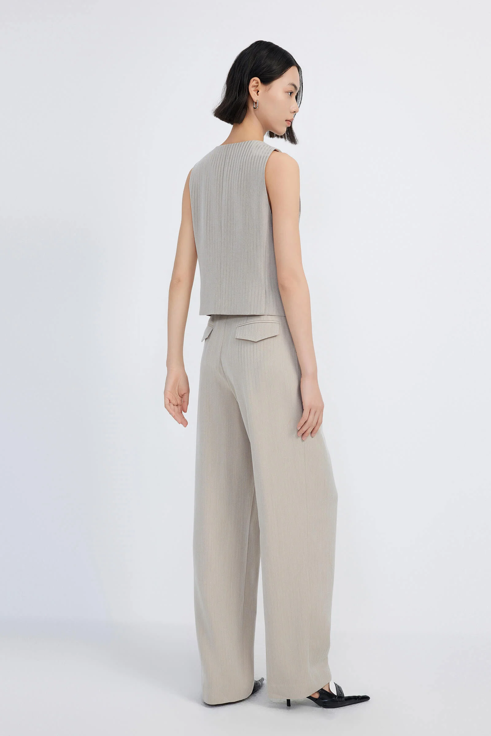 LILY Straight Wide-Leg Casual Pants - Image 4