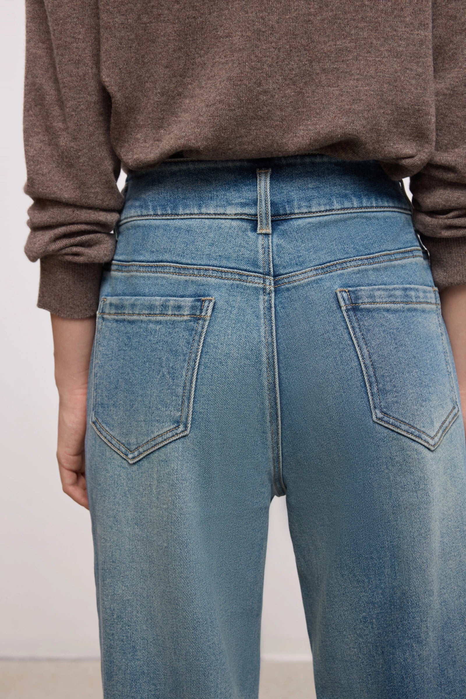 LILY Stretch Fleece Straight Jeans - Image 8