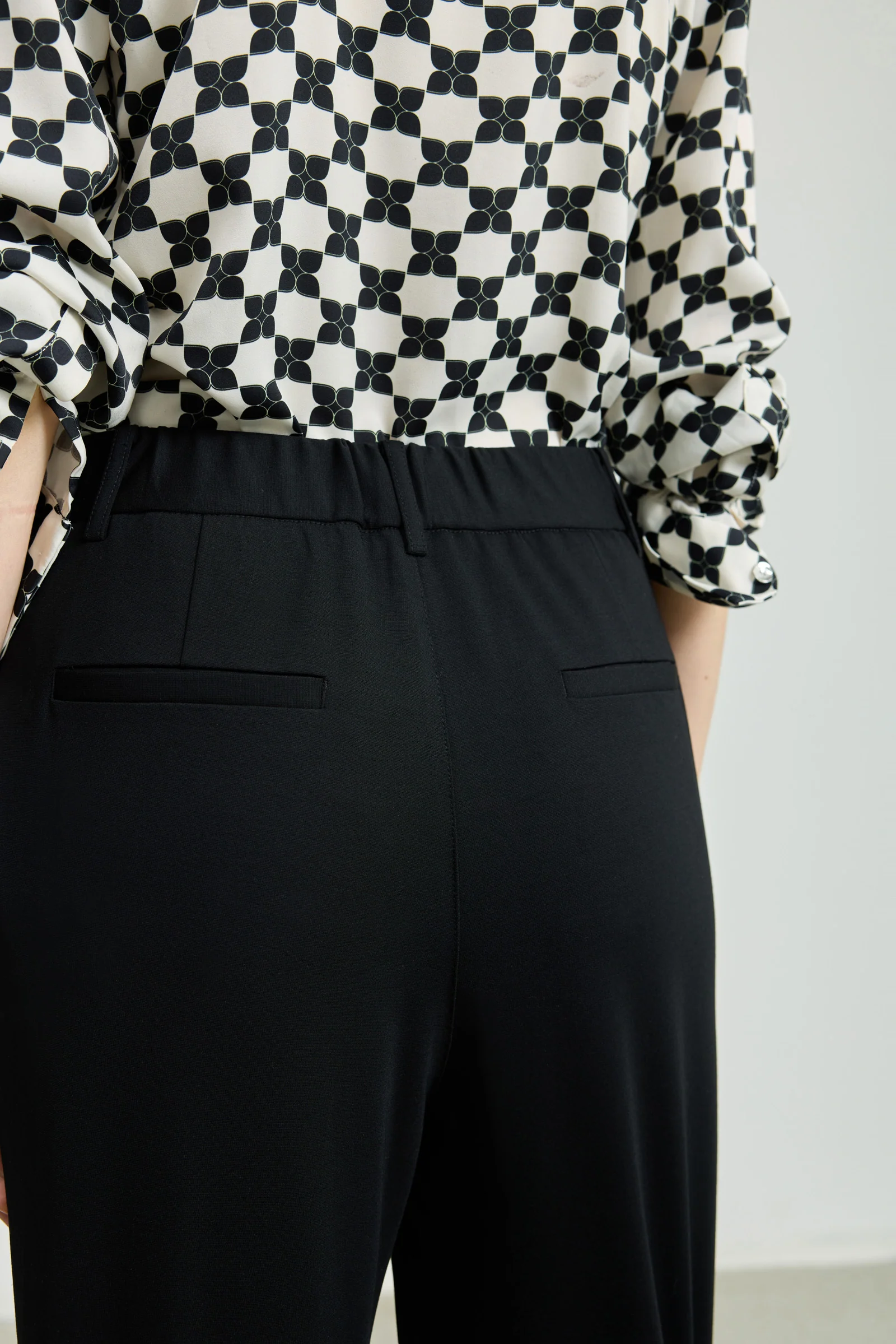 LILY Stretch Split-Hem Flared Pants - Image 6