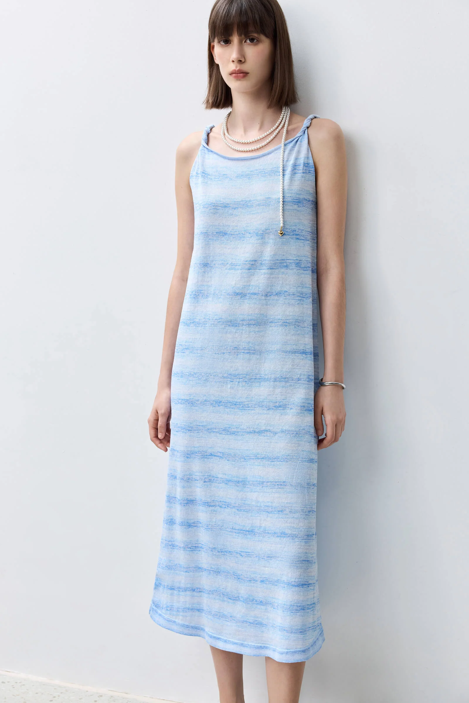 LILY Striped Color Block Tank Dress - Image 15