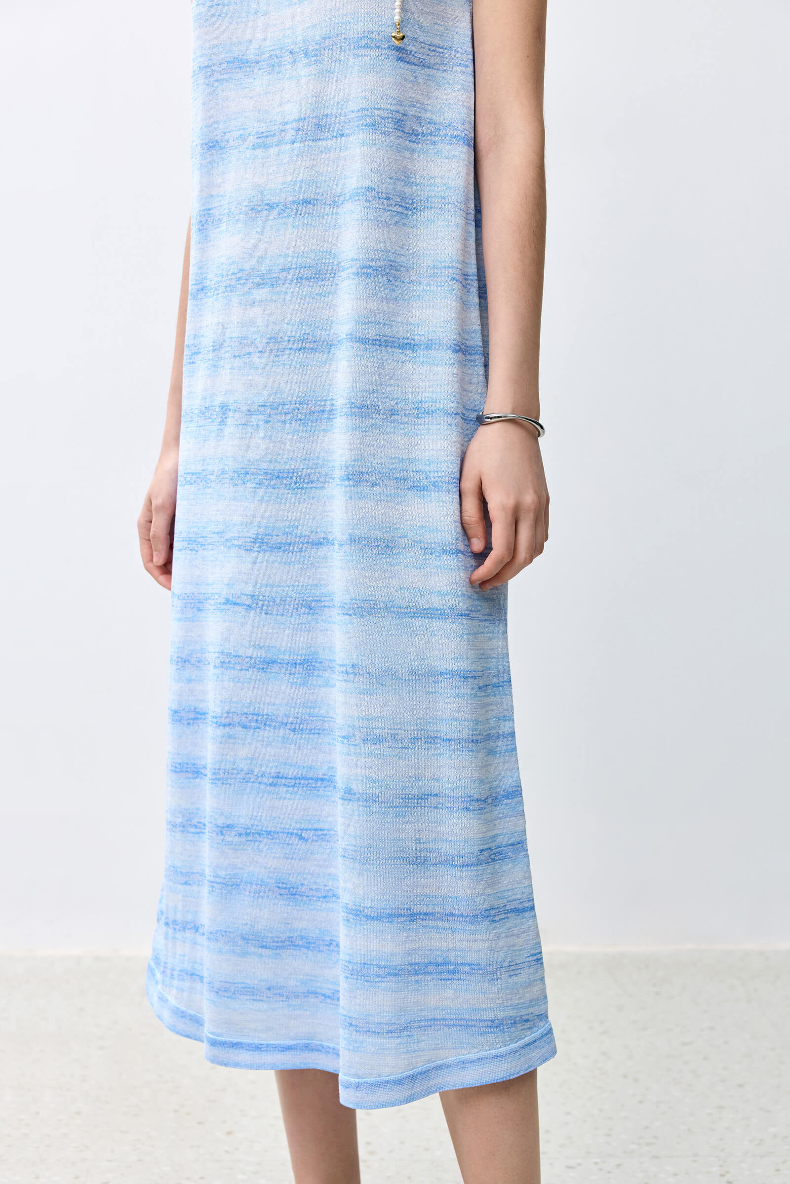 LILY Striped Color Block Tank Dress - Image 17