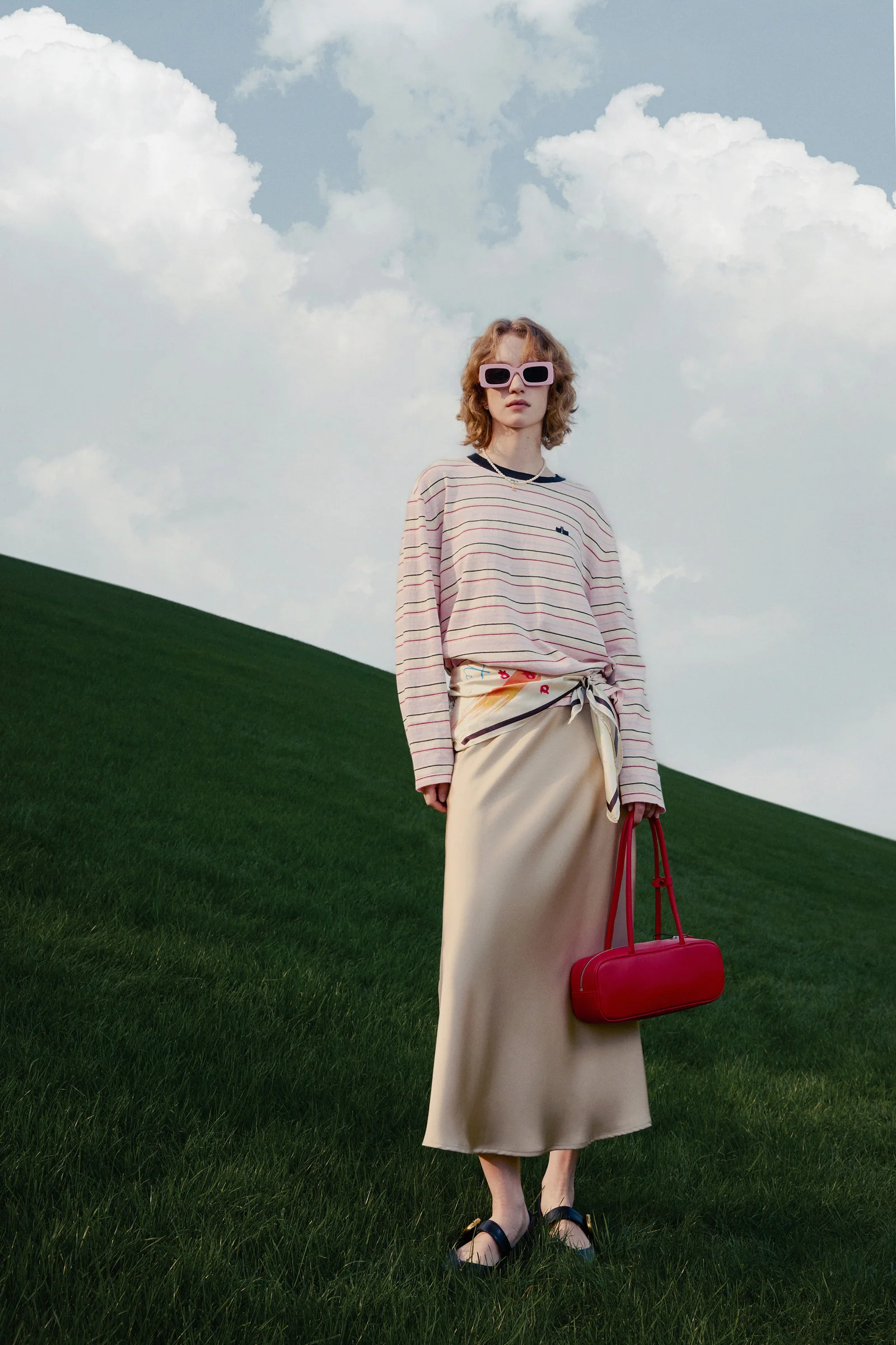 LILY Striped Crewneck Sweater - Image 2