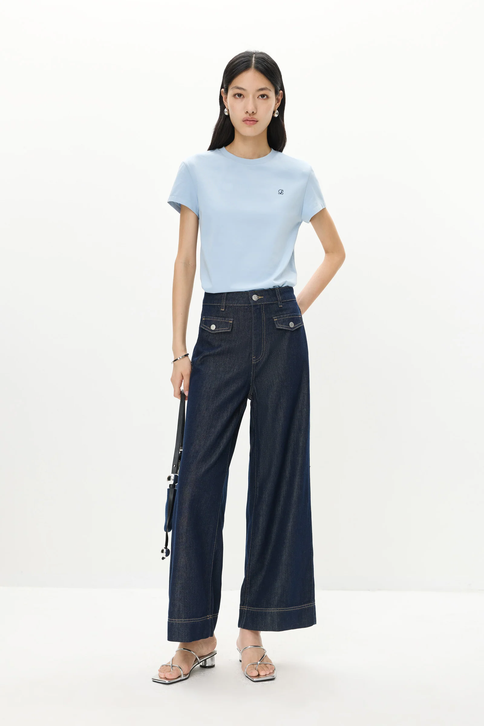 LILY Structured Crewneck Tee - Image 14