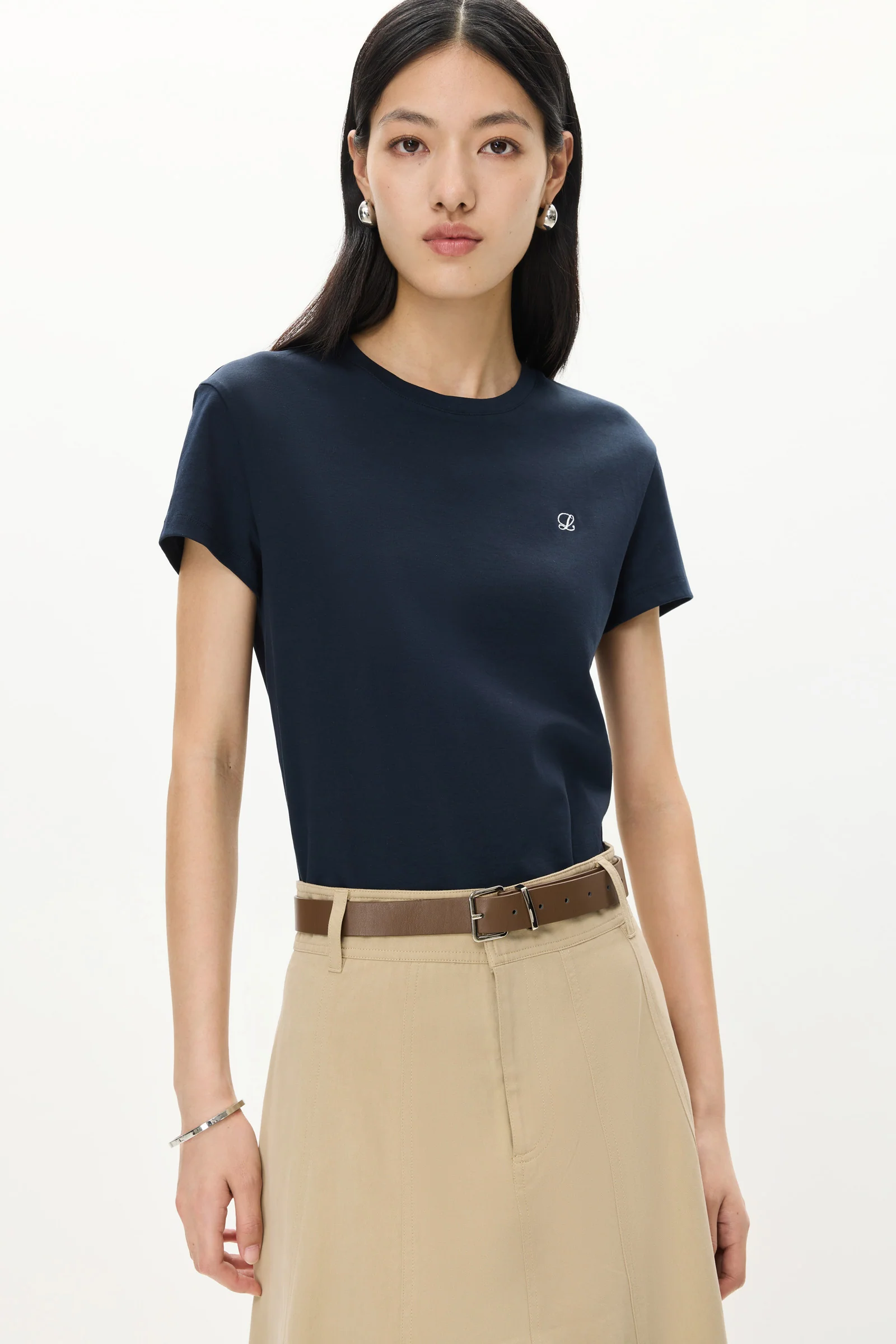 LILY Structured Crewneck Tee - Image 19